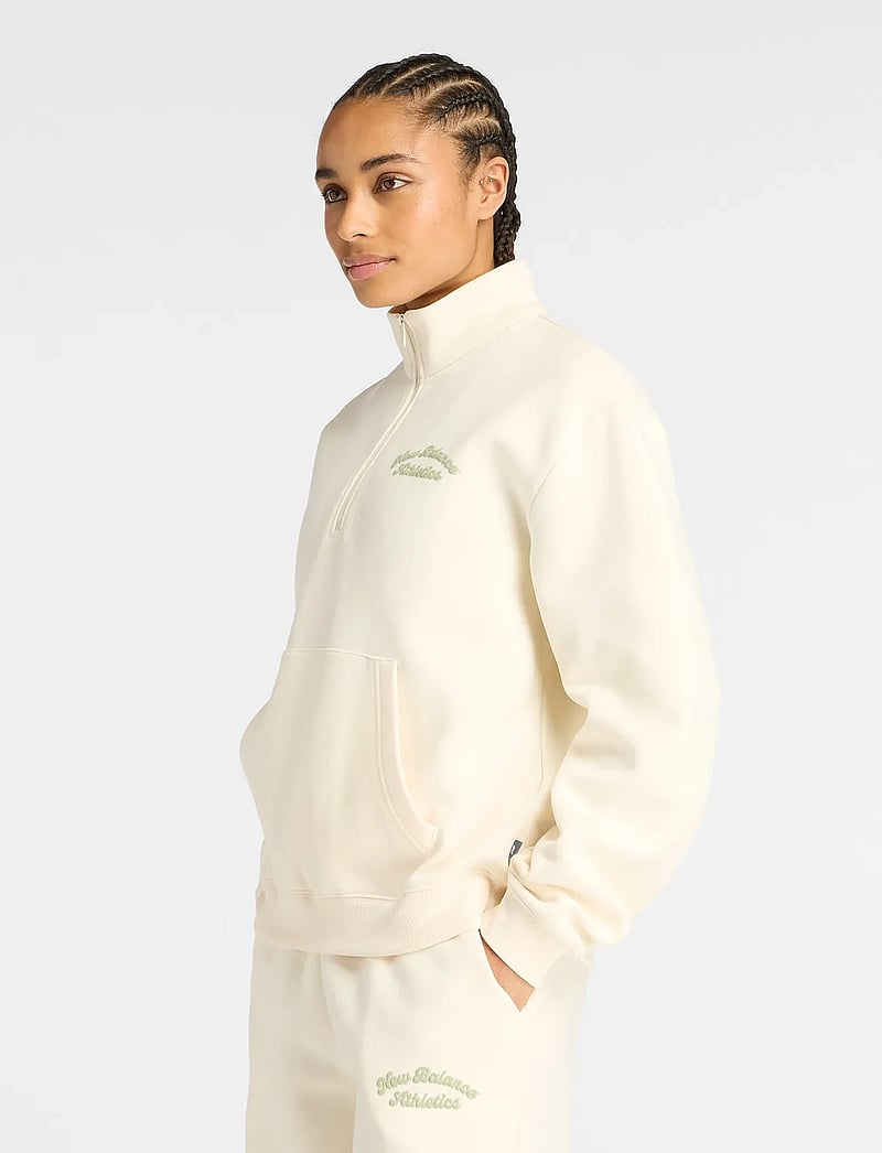 New Balance - Linear Heritage Fleece Half Zip - dressipluusid - permafrost - 3