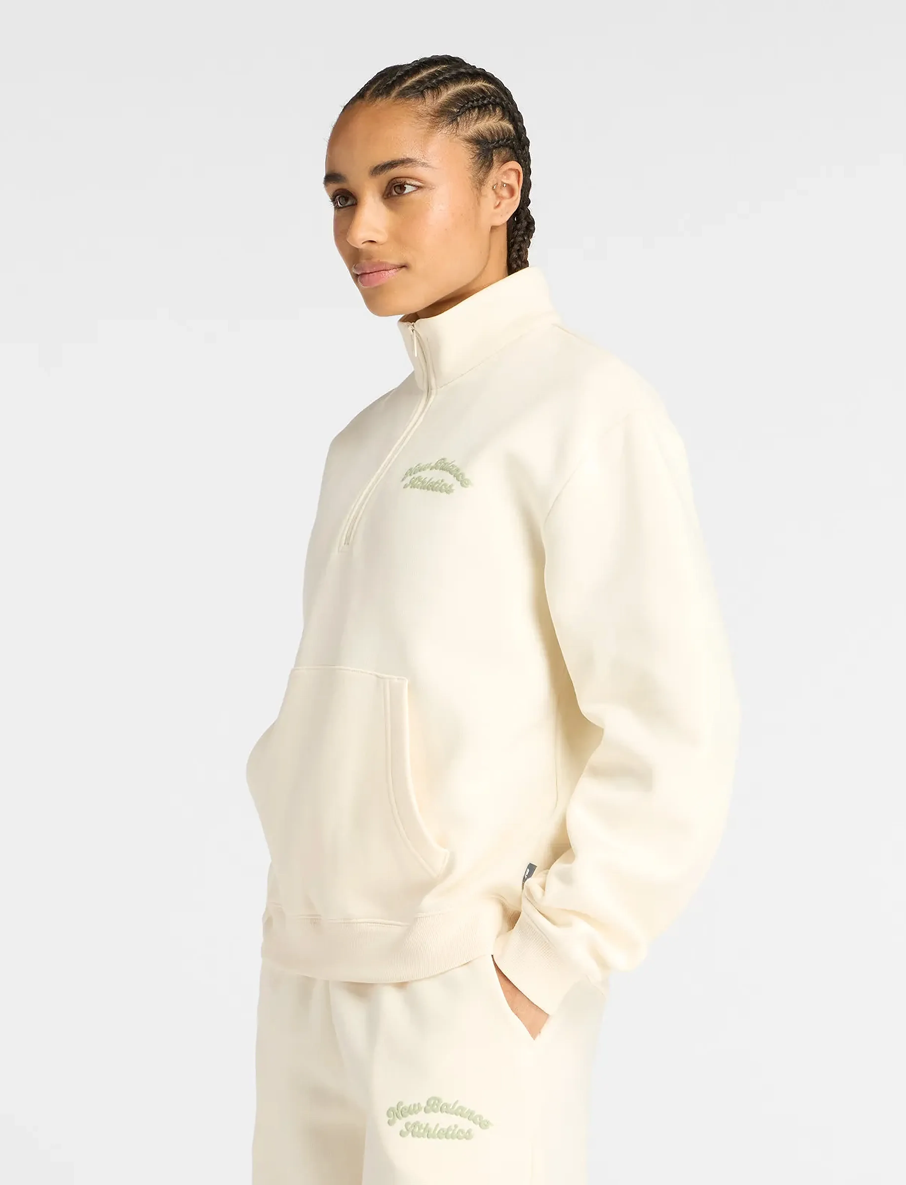 New Balance - Linear Heritage Fleece Half Zip - permafrost - 3