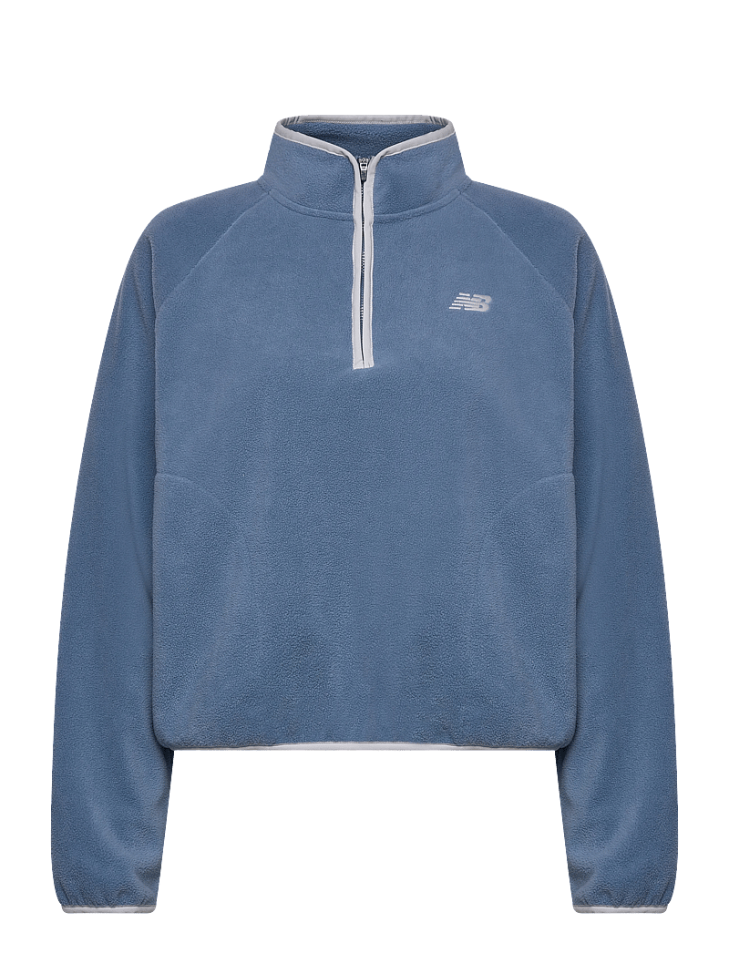 New Balance - Polar Fleece Half Zip - fleece og mellemlag - shoreline blue - 0