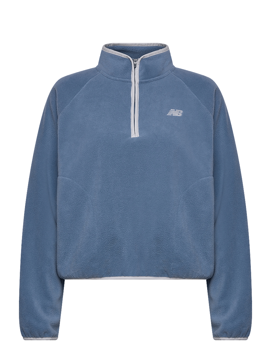 New Balance - Polar Fleece Half Zip - shoreline blue - 0