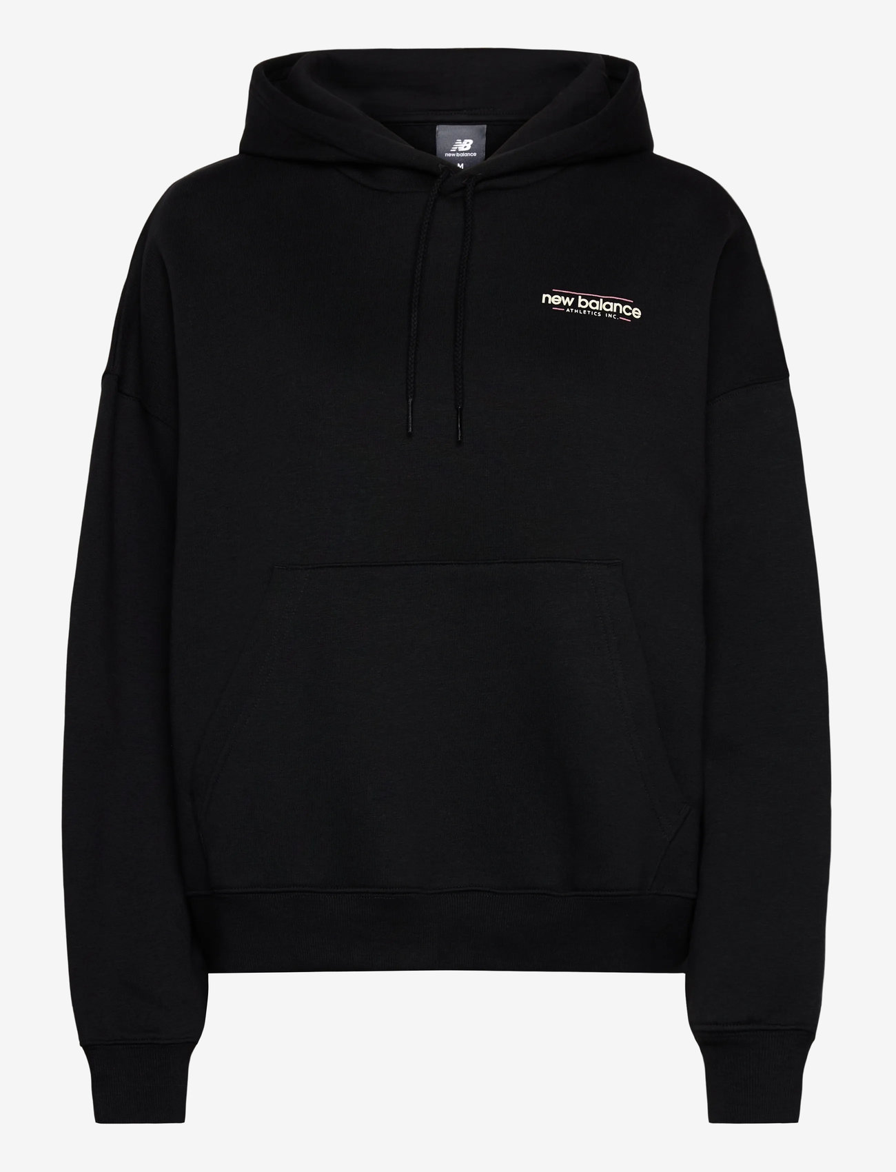New Balance - Reimagined Fleece Oversized Hoodie - huvtröjor - black - 0