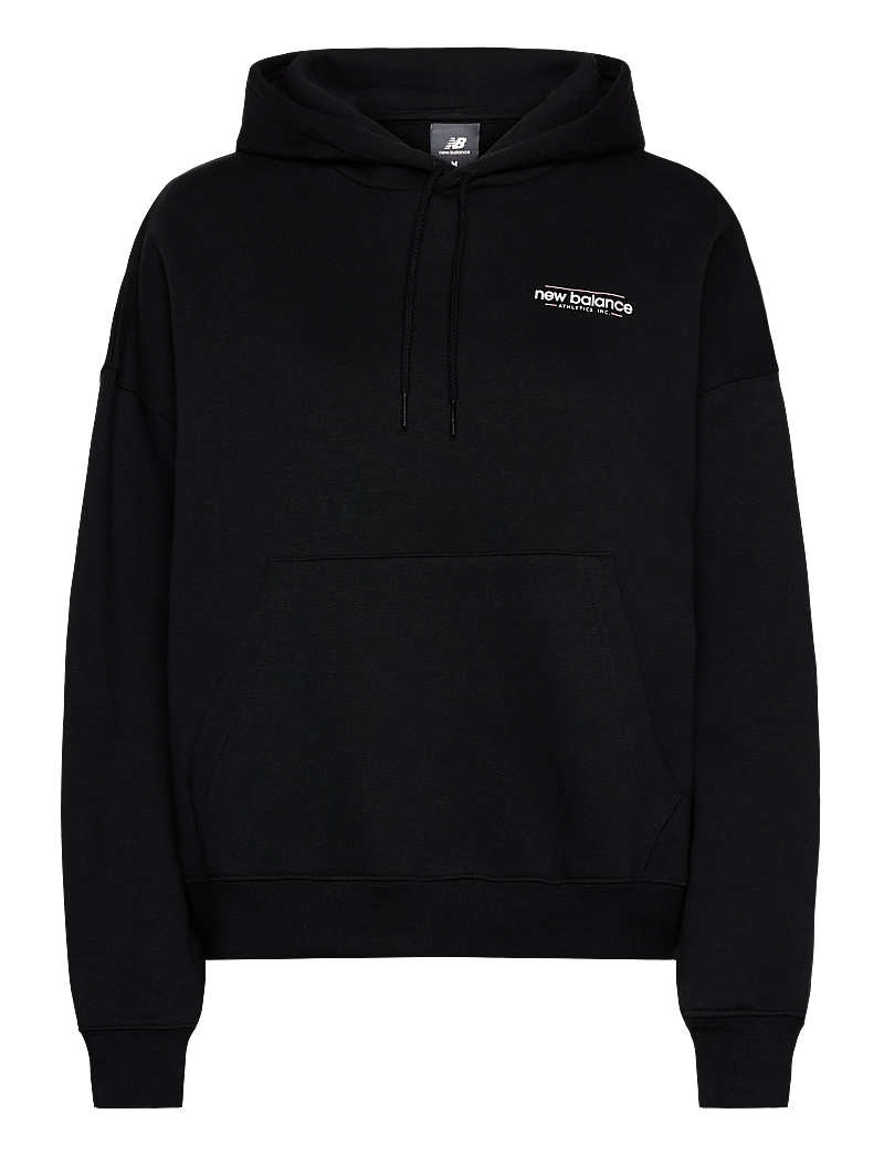 New Balance - Reimagined Fleece Oversized Hoodie - huvtröjor - black - 0