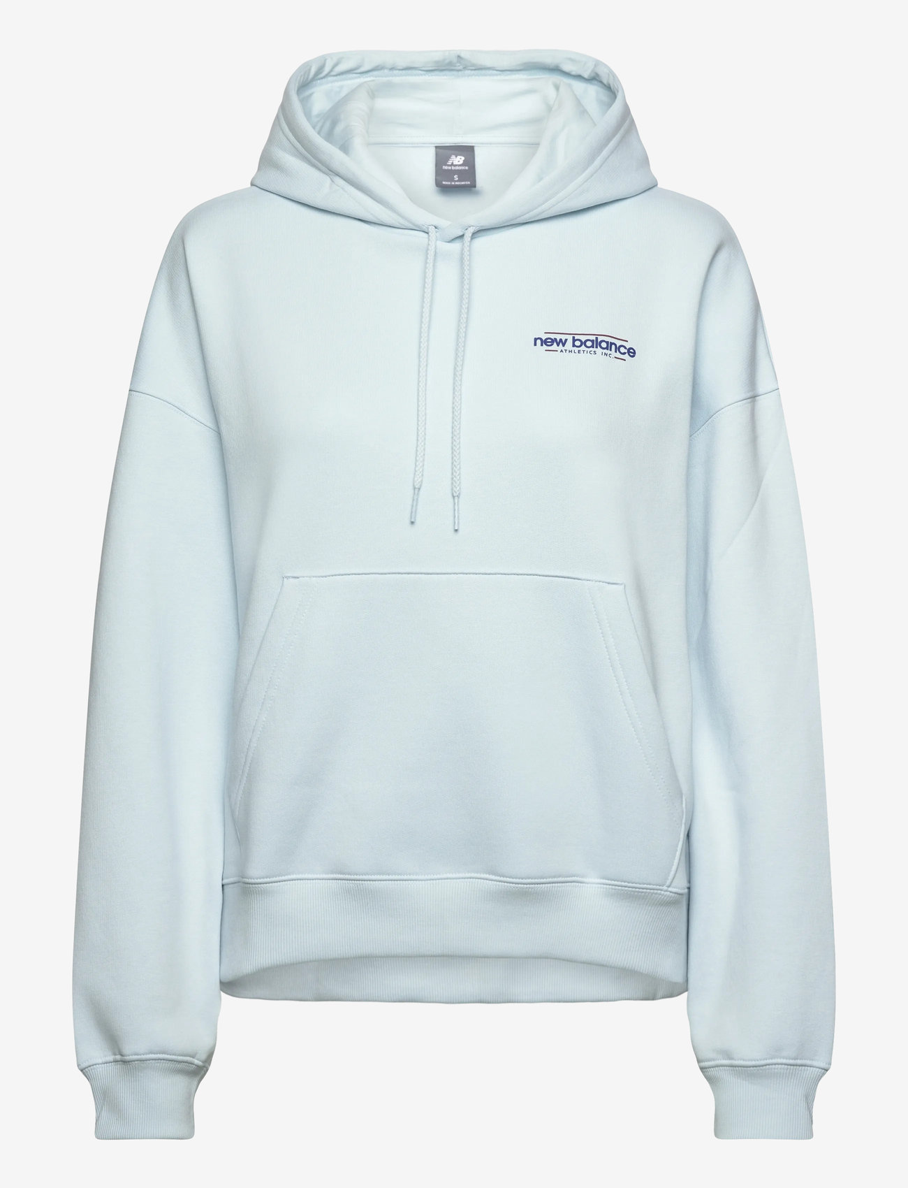 New Balance - Reimagined Fleece Oversized Hoodie - oberteile - frosted glass - 0