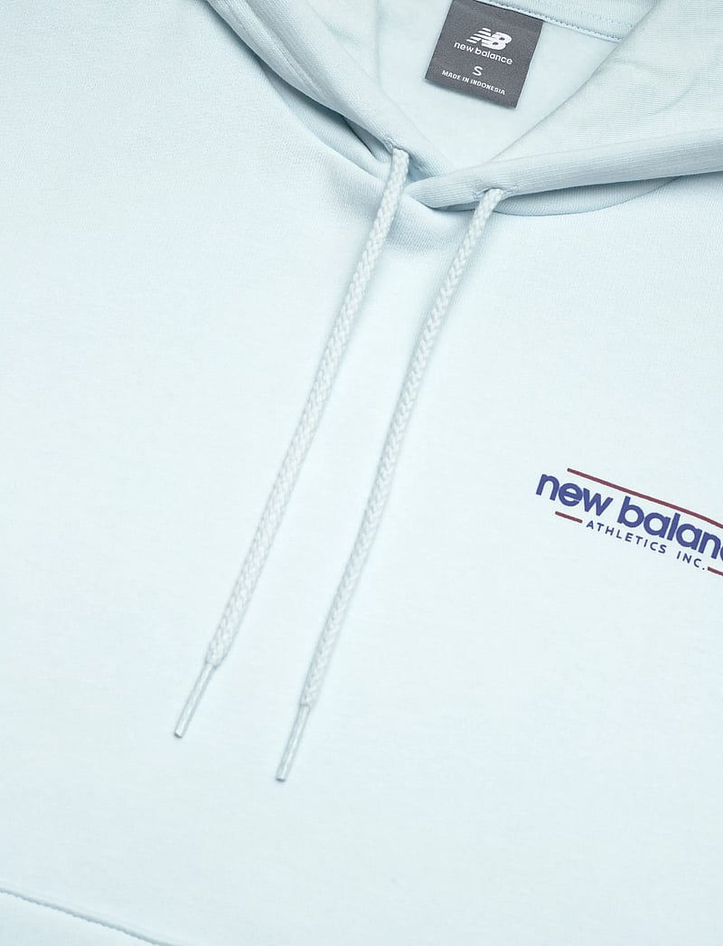 New Balance - Reimagined Fleece Oversized Hoodie - huvtröjor - frosted glass - 2