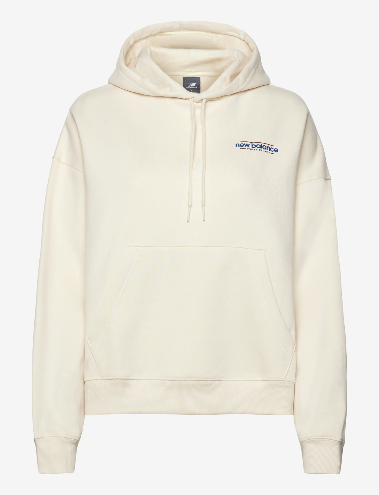 New Balance - Reimagined Fleece Oversized Hoodie - oberteile - linen - 0