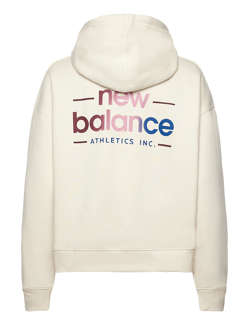 New Balance - Reimagined Fleece Oversized Hoodie - oberteile - linen - 1
