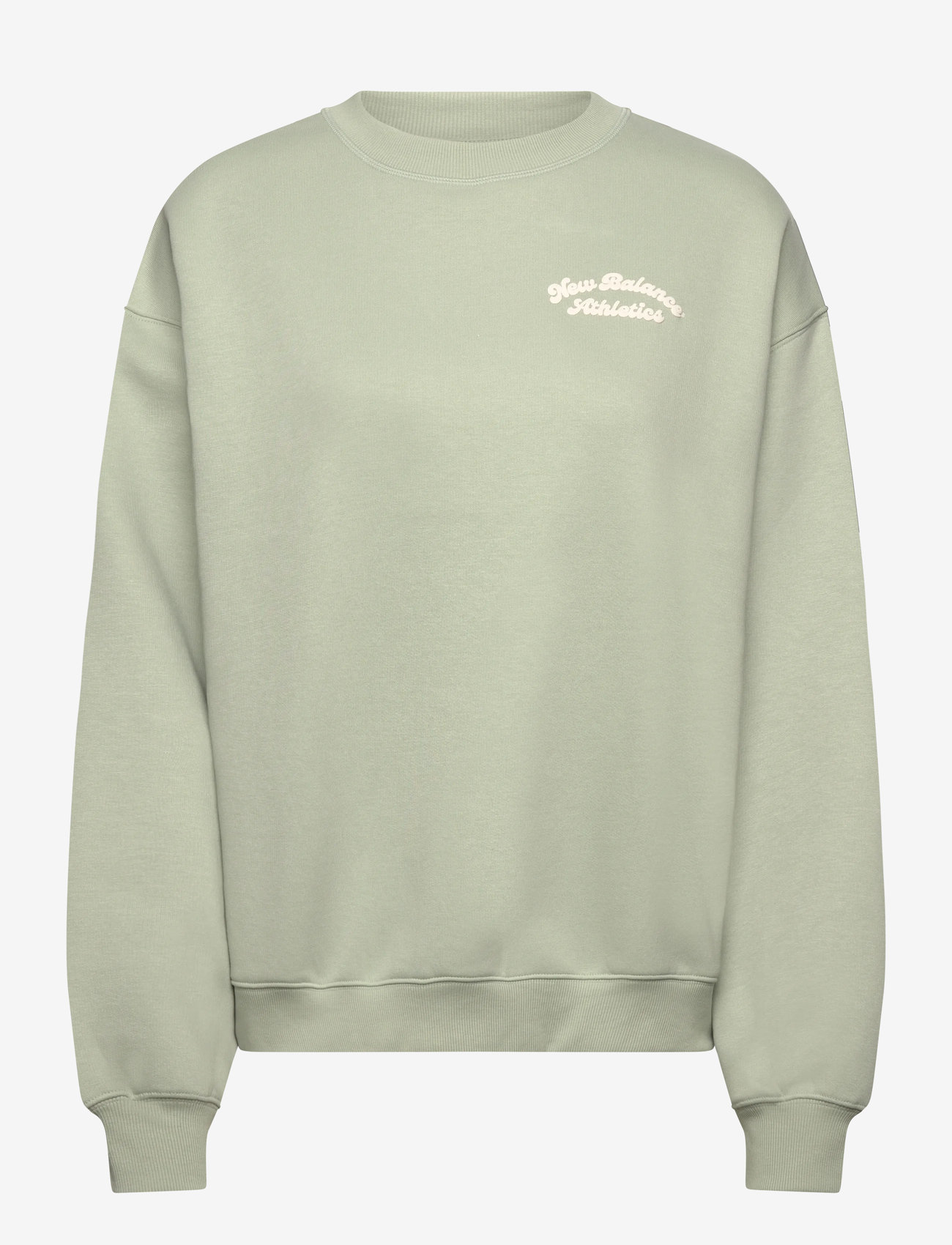 New Balance - Linear Heritage Fleece Crew - tops - garter snake - 1