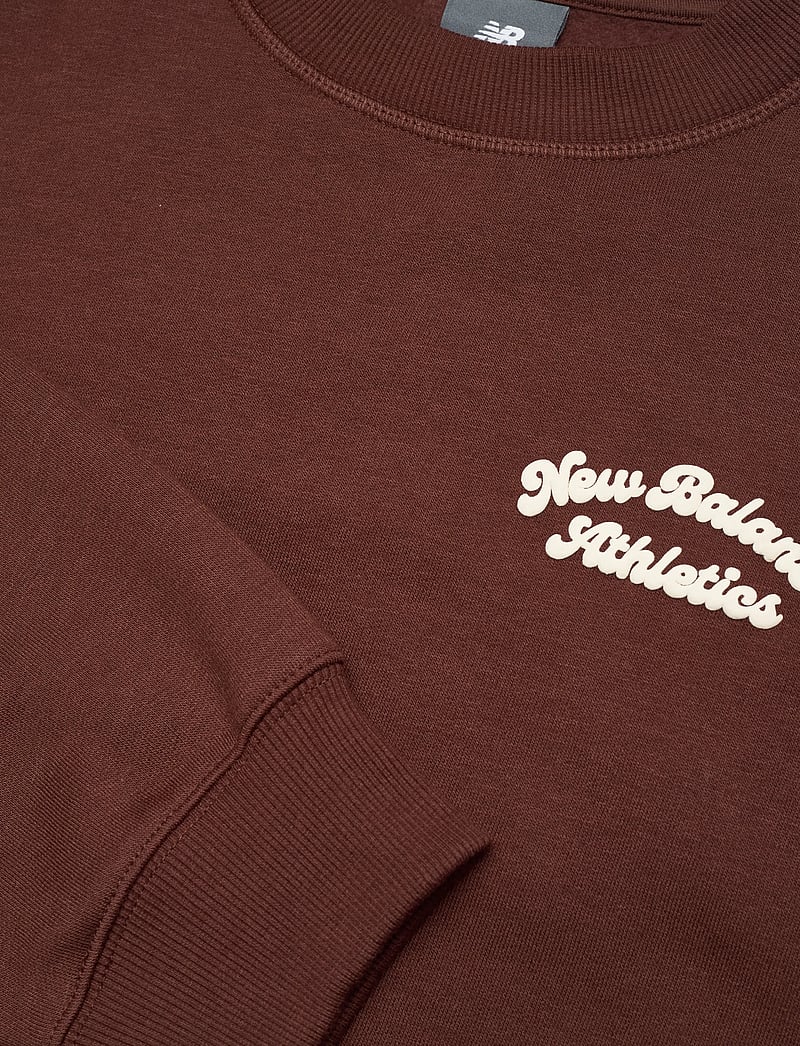 New Balance - Linear Heritage Fleece Crew - oberteile - rich oak - 2