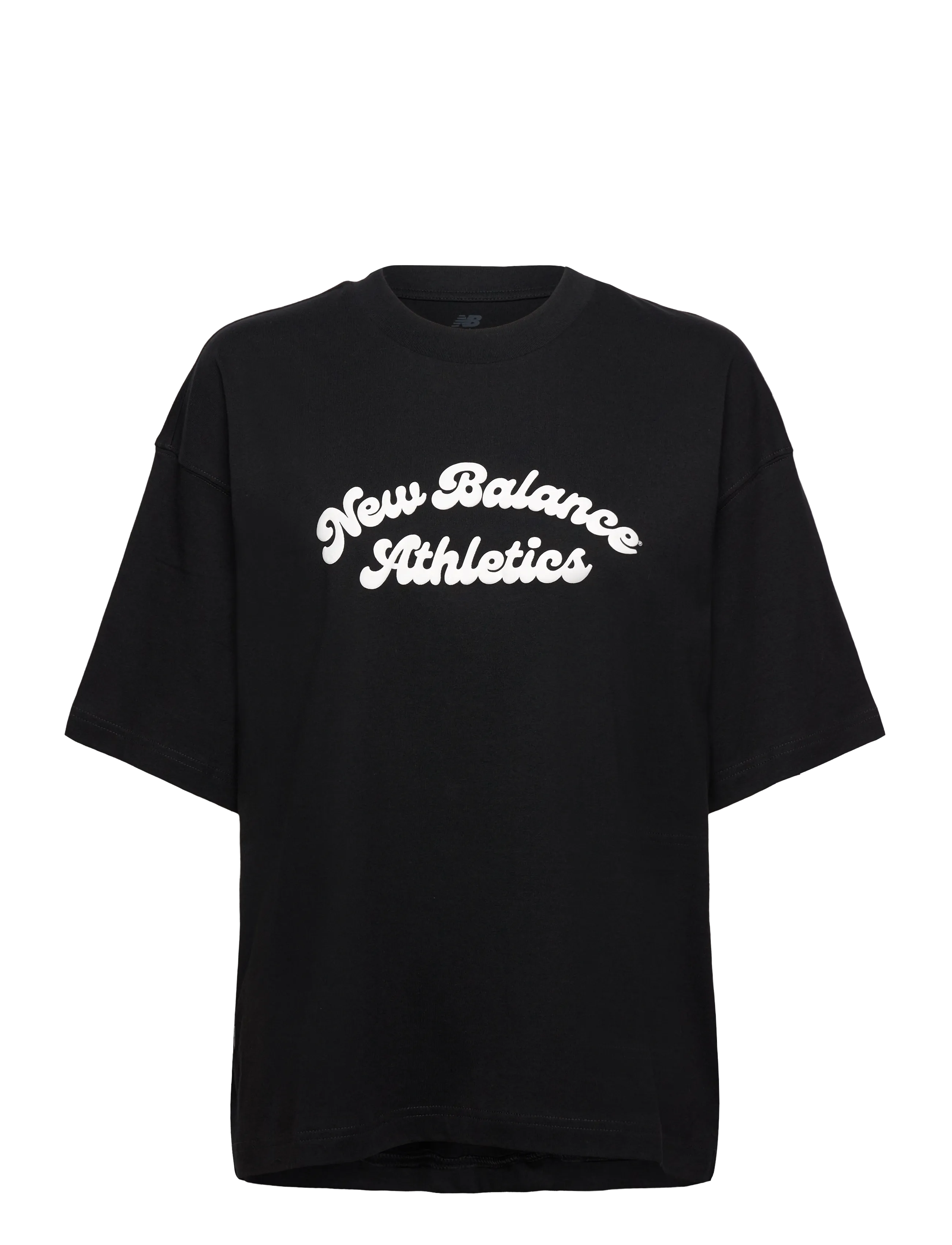 New Balance Linear Heritage Oversized T-Shirt - New Balance - BLACK / black