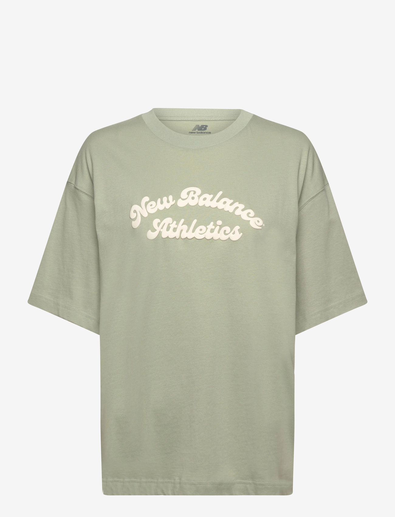 New Balance - Linear Heritage Oversized T-Shirt - t-shirts - garter snake - 1