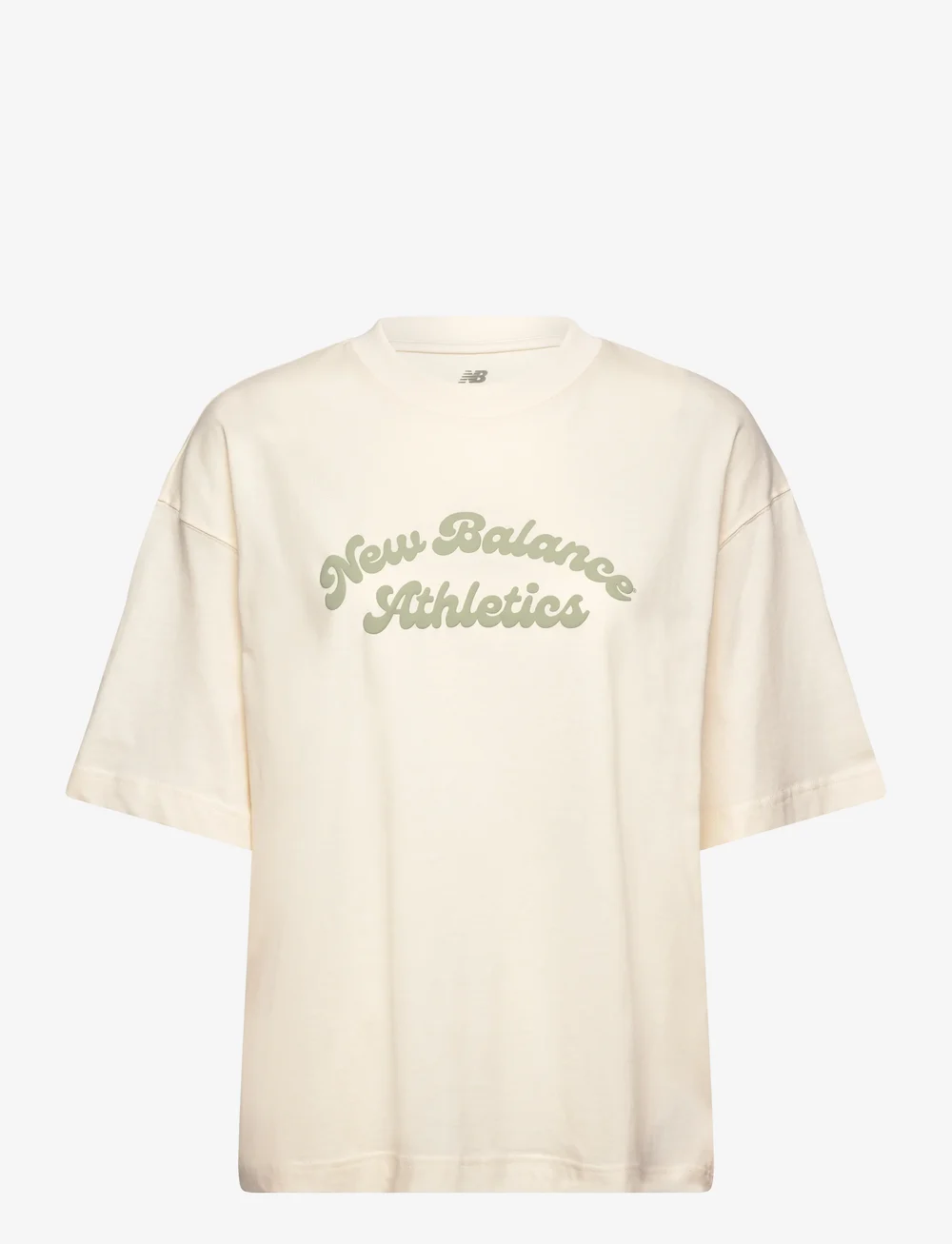 New Balance - Linear Heritage Oversized T-Shirt - t-shirts - permafrost - 1