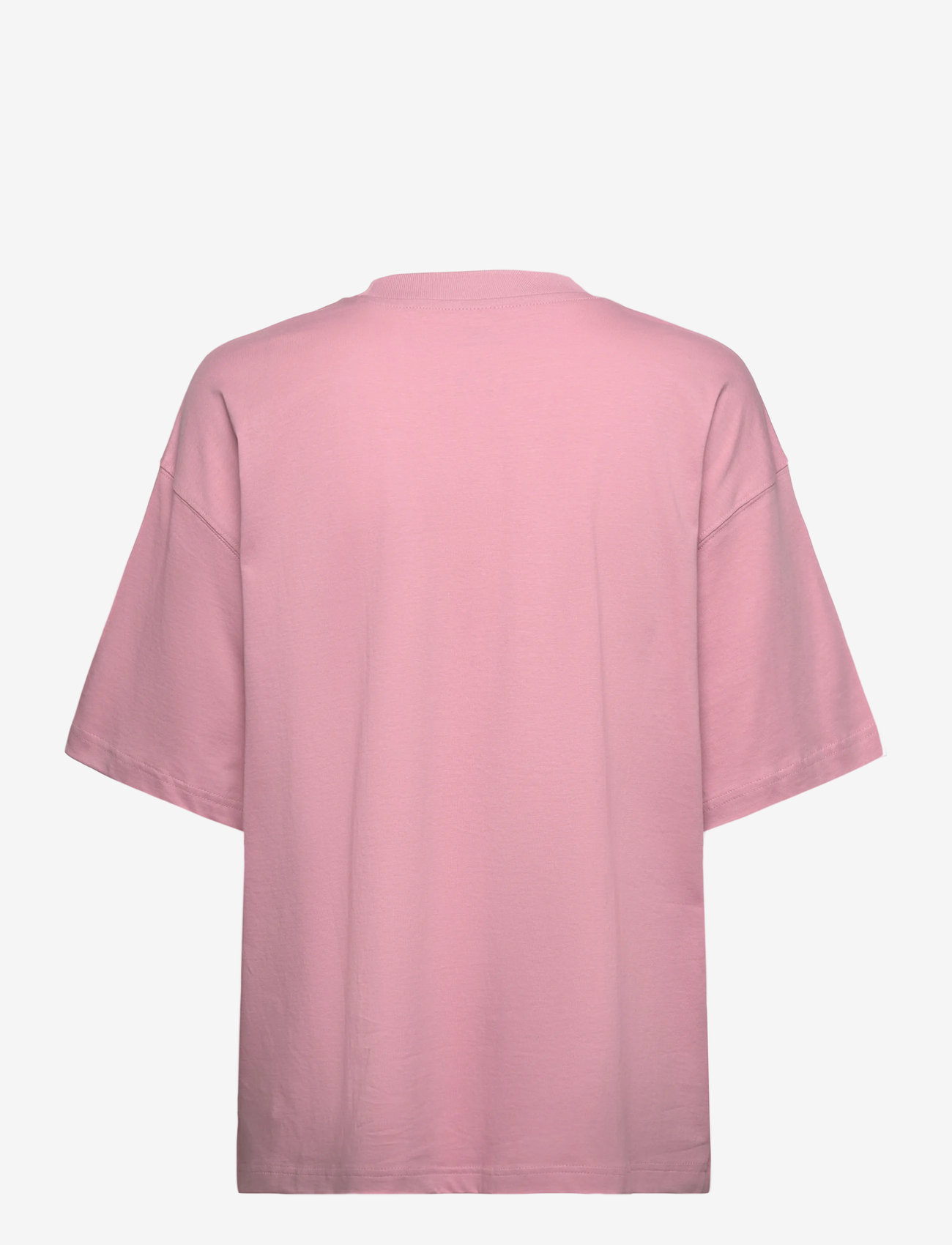 New Balance - Linear Heritage Oversized T-Shirt - t-shirts - pink taffy - 2