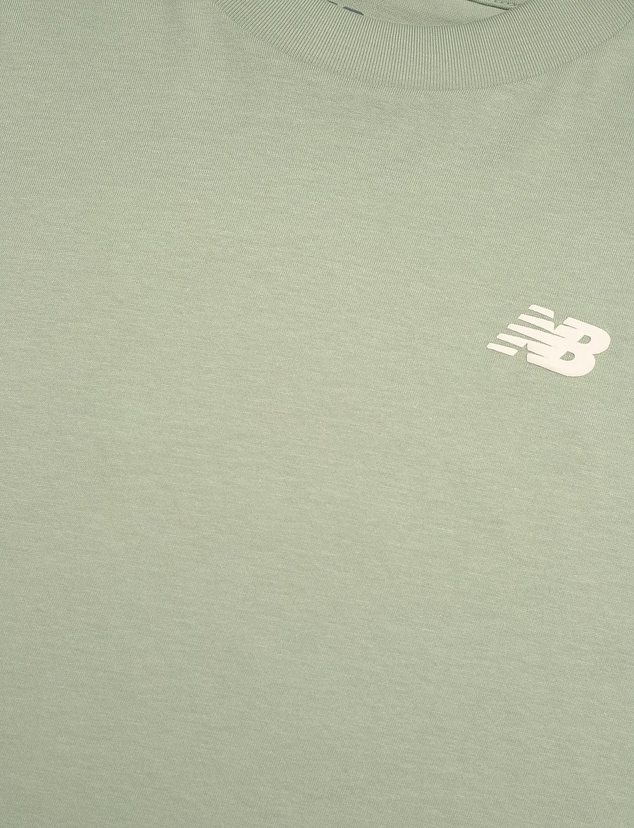 New Balance - Linear Heritage Relaxed T-Shirt - crop-tops - garter snake - 2