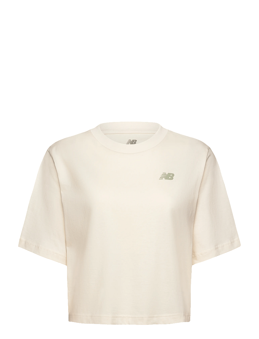 New Balance - Linear Heritage Relaxed T-Shirt - crop-tops - permafrost - 0