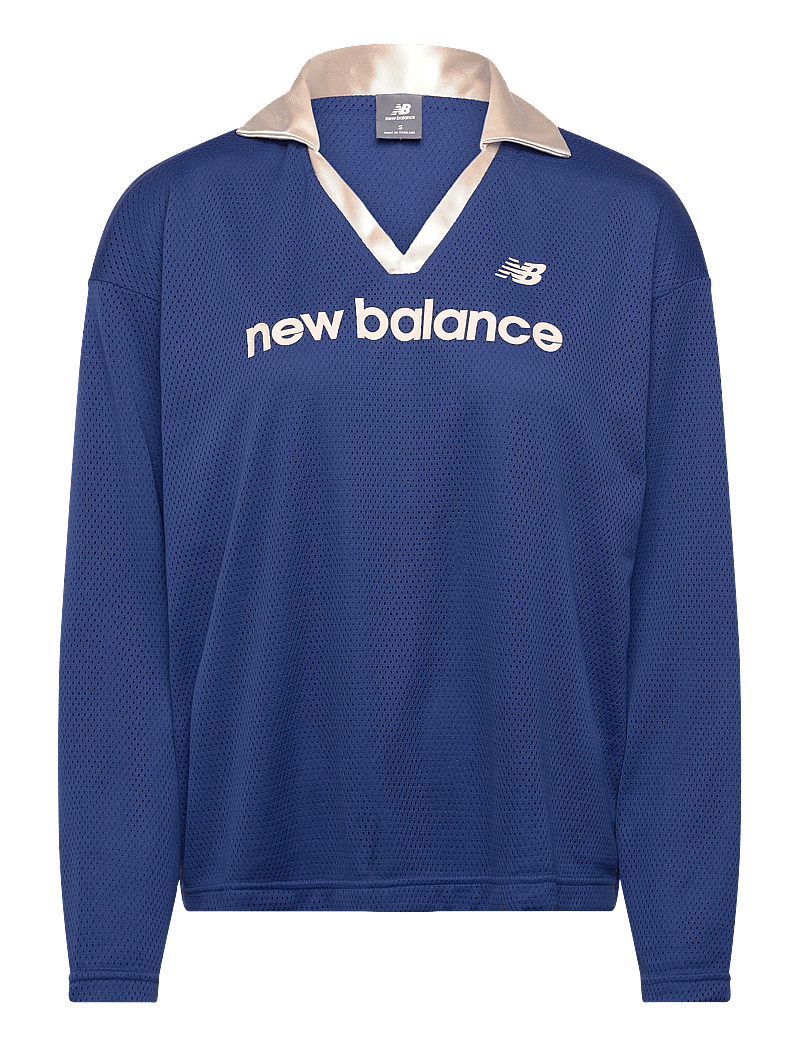 New Balance - Mesh Soccer Jersey Long Sleeve - langarmshirts - galaxy blue - 0