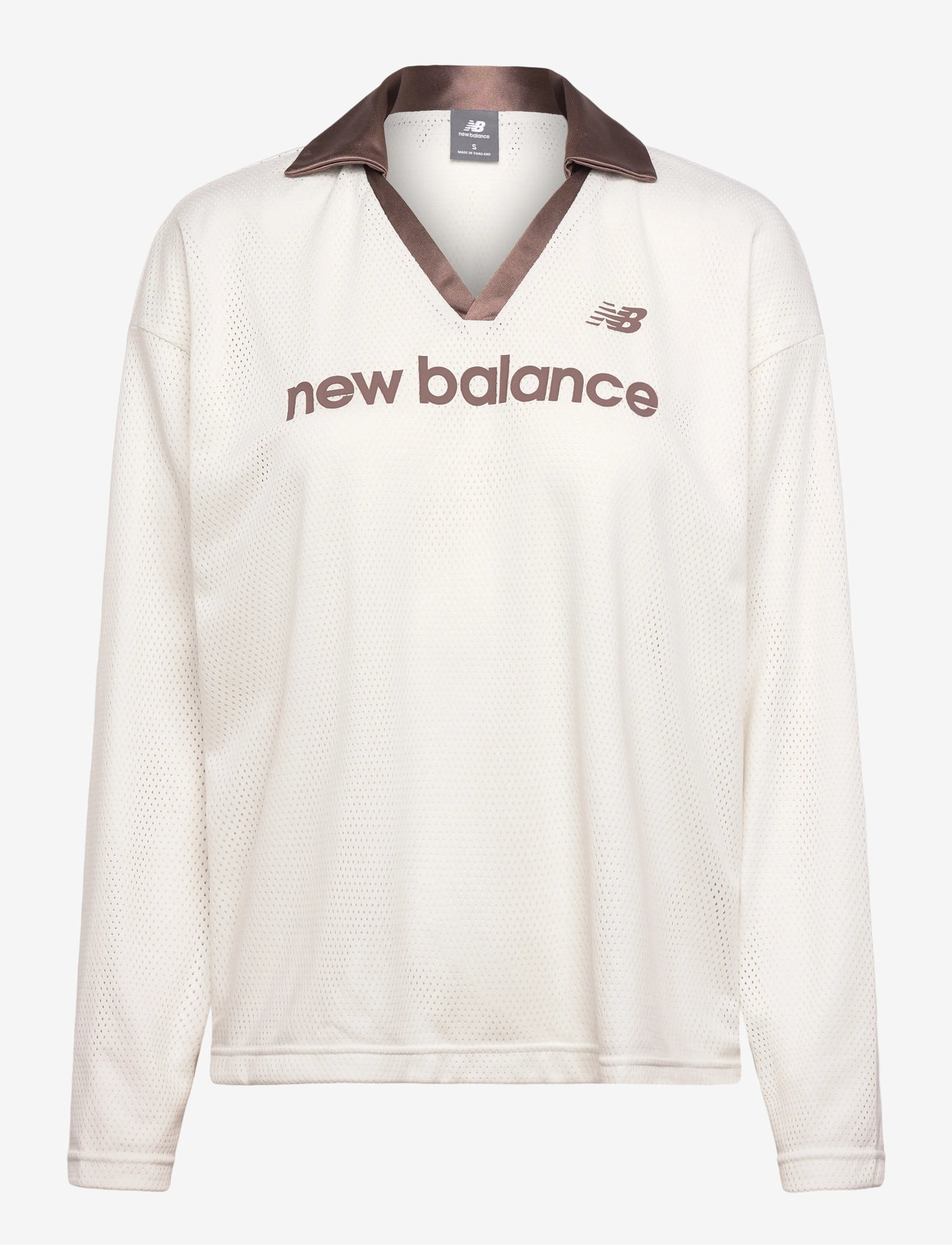 New Balance - Mesh Soccer Jersey Long Sleeve - langarmshirts - sea salt - 0