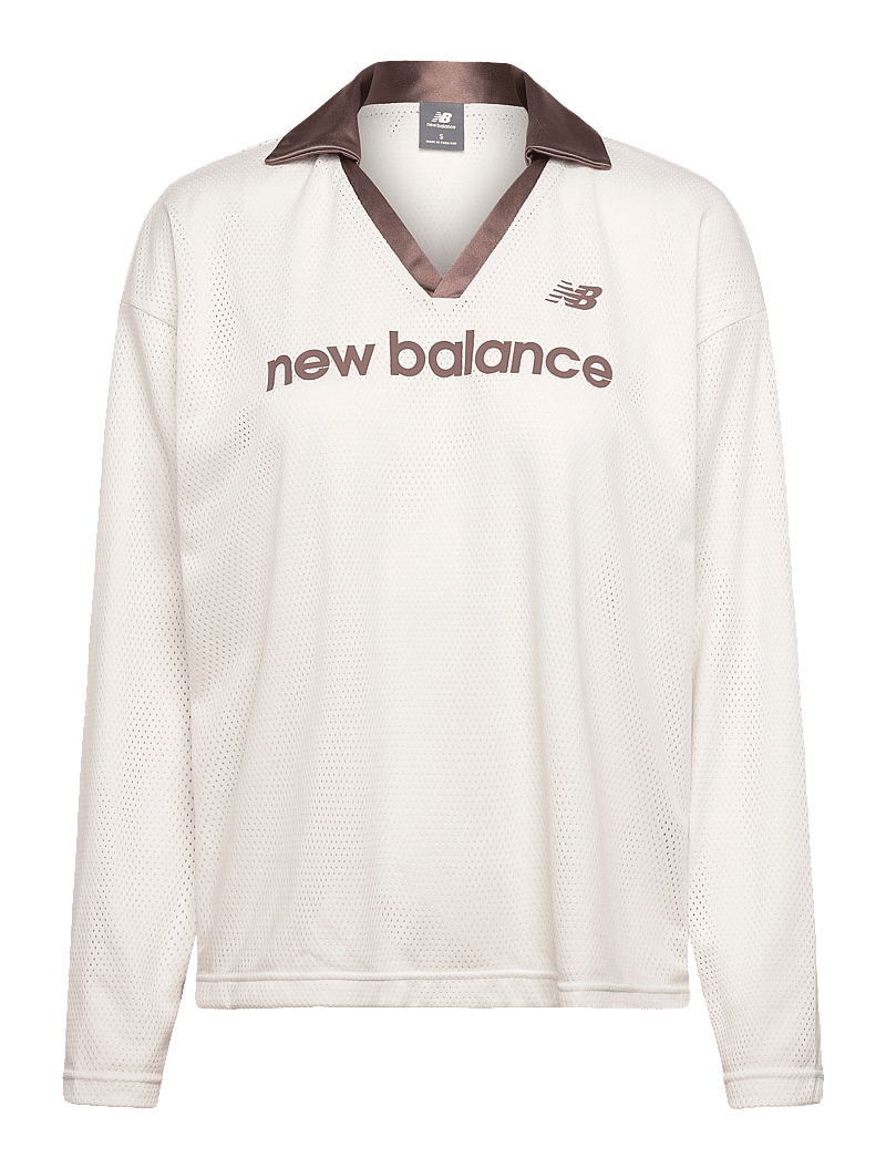 New Balance - Mesh Soccer Jersey Long Sleeve - alussärgid ja t-särgid - sea salt - 0