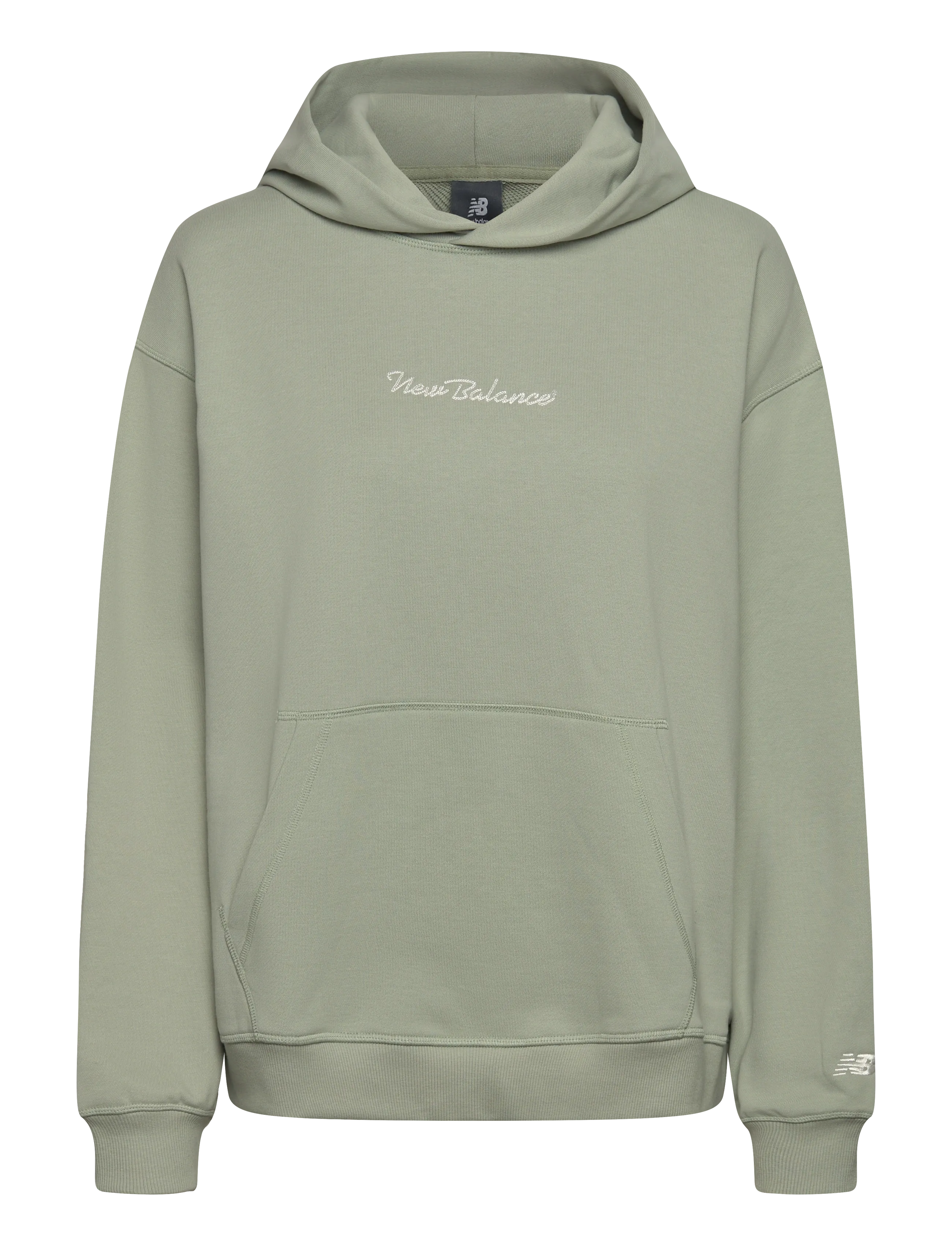 New Balance Athletics Script Hoodie, M, Green, Sport Sweatshirts & Hoodies > Sport Hoodies, Dame
