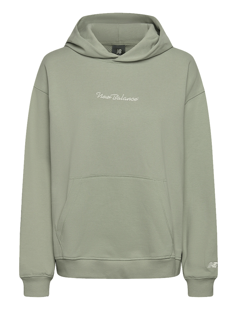 New Balance - Athletics Script Hoodie - dressipluusid ja pusad - garter snake - 0