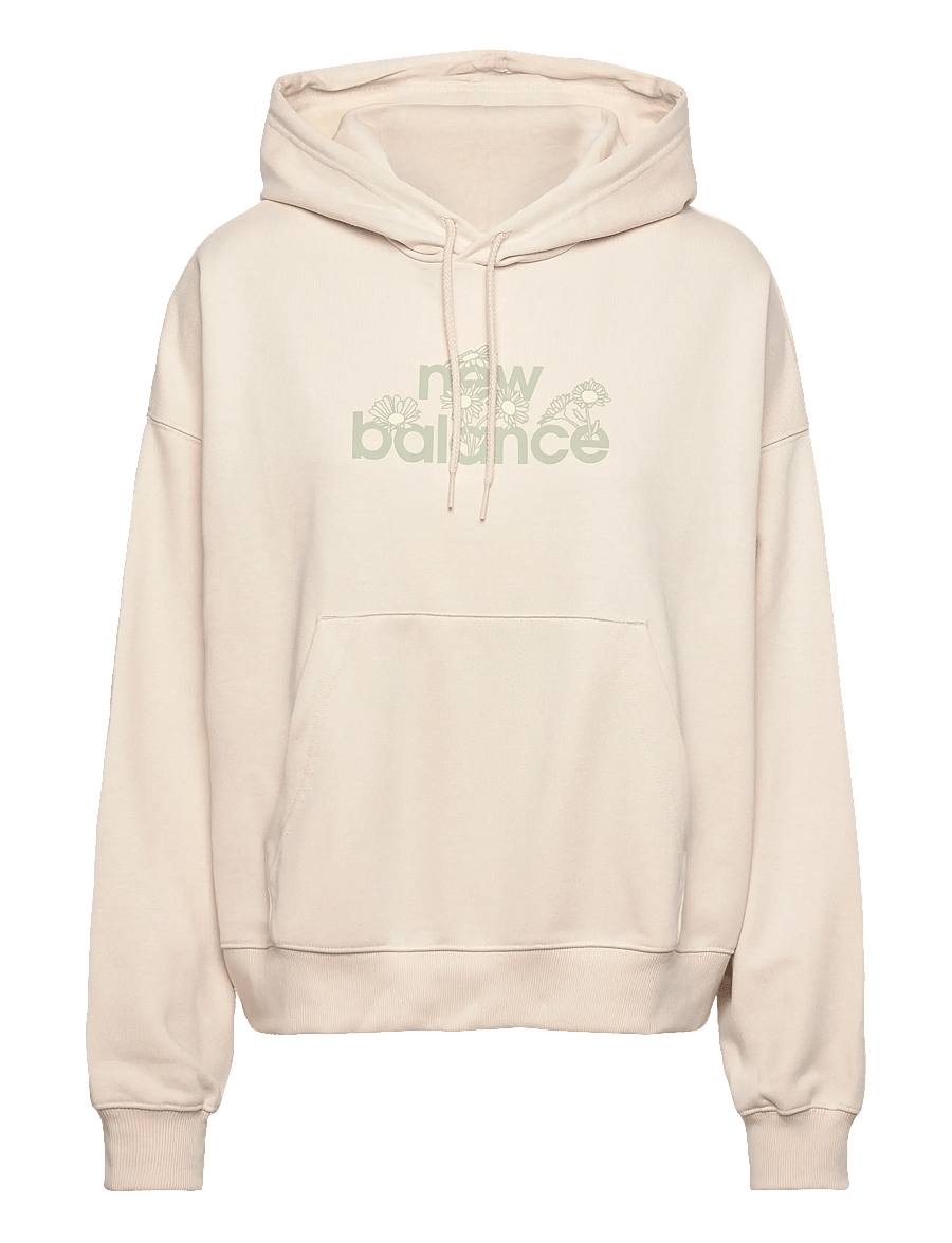New Balance - Flower Hoodie - dressipluusid ja pusad - bisque - 0