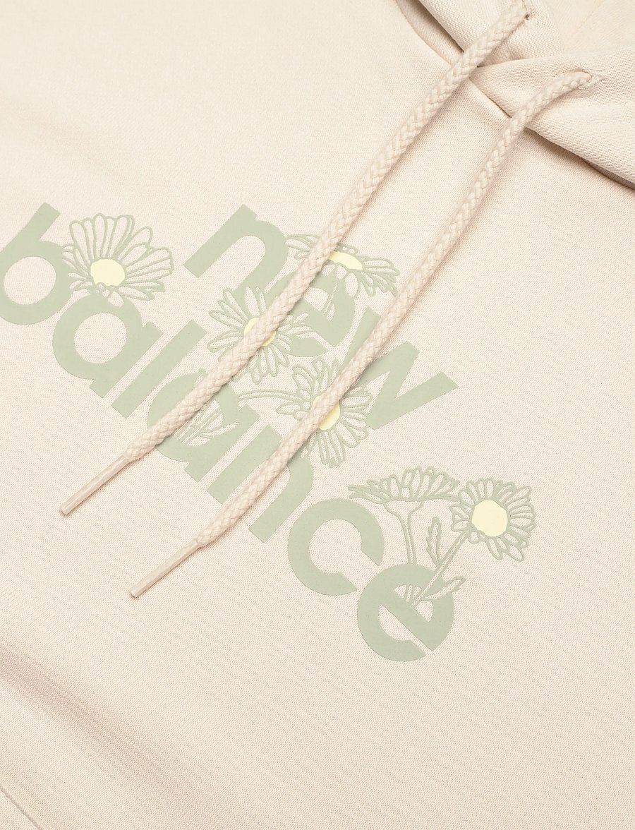New Balance - Flower Hoodie - dressipluusid ja pusad - bisque - 2