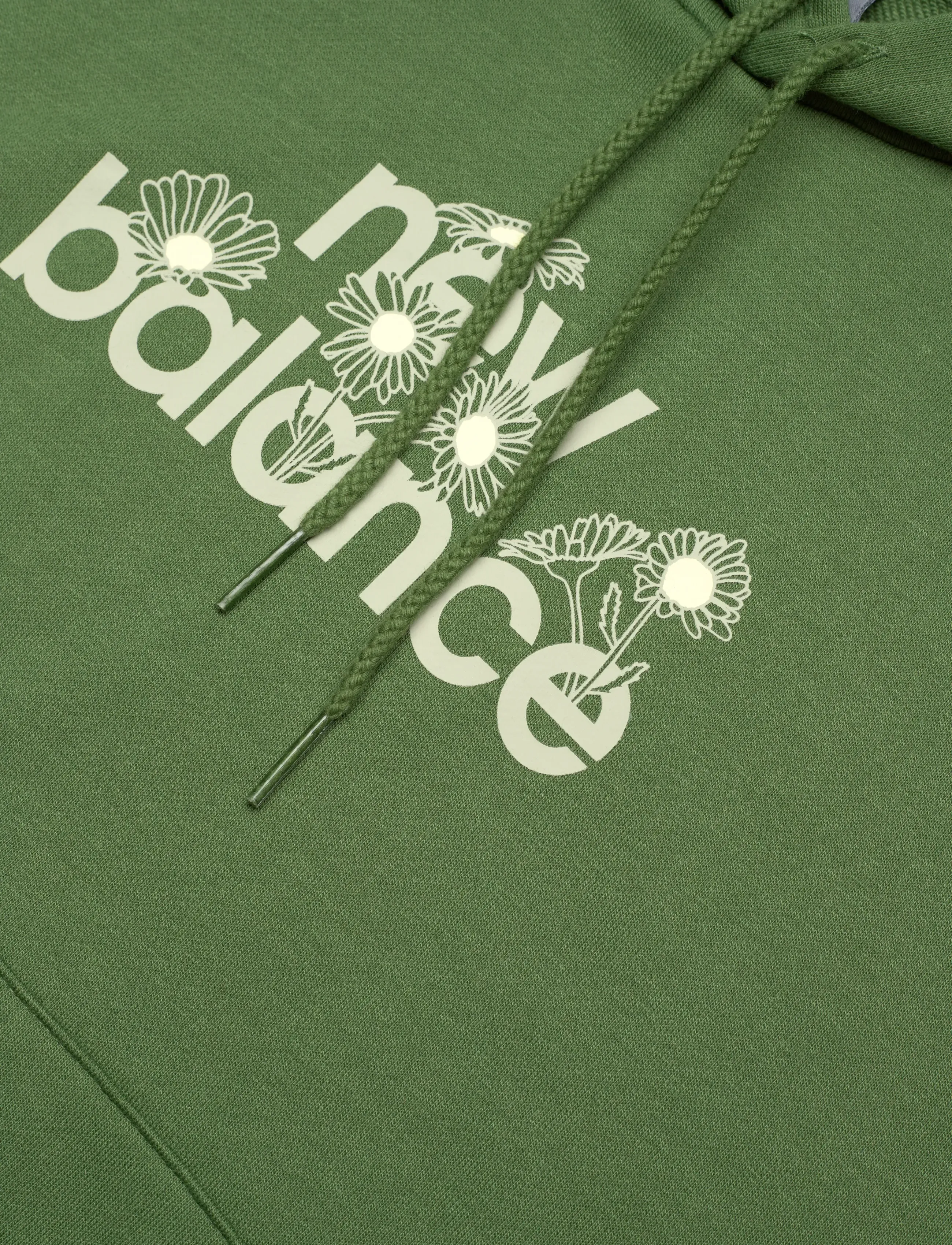 New Balance - Flower Hoodie - dark alpine green - 2