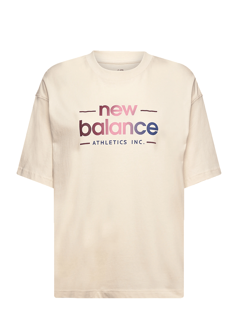 New Balance - Reimagined Oversized T-Shirt - t-shirts - linen - 0