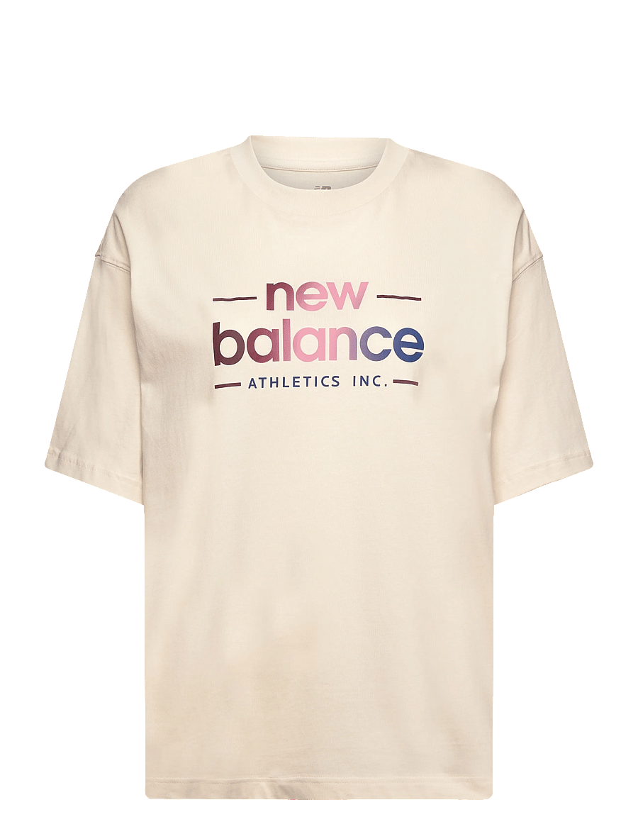 New Balance - Reimagined Oversized T-Shirt - overdele - linen - 0