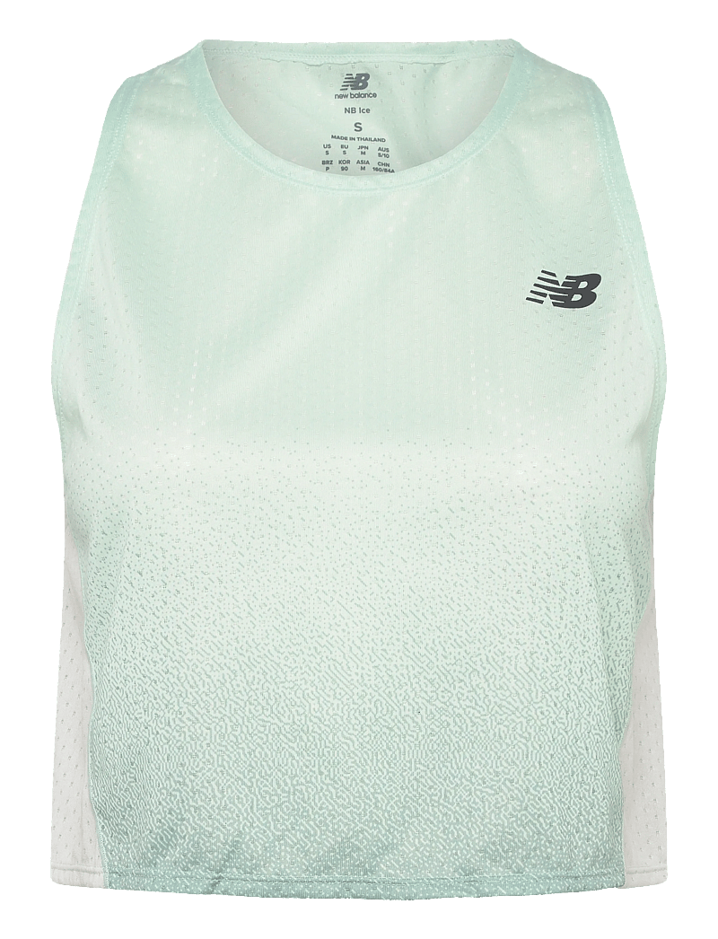 New Balance - Viz-Tech Run Singlet - tank tops - cosmic jade - 0