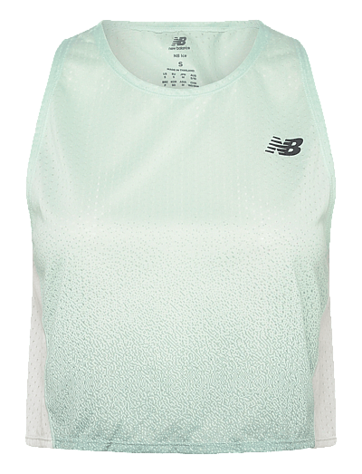 New Balance Viz-Tech Run Singlet - Alussärgid - COSMIC JADE / green