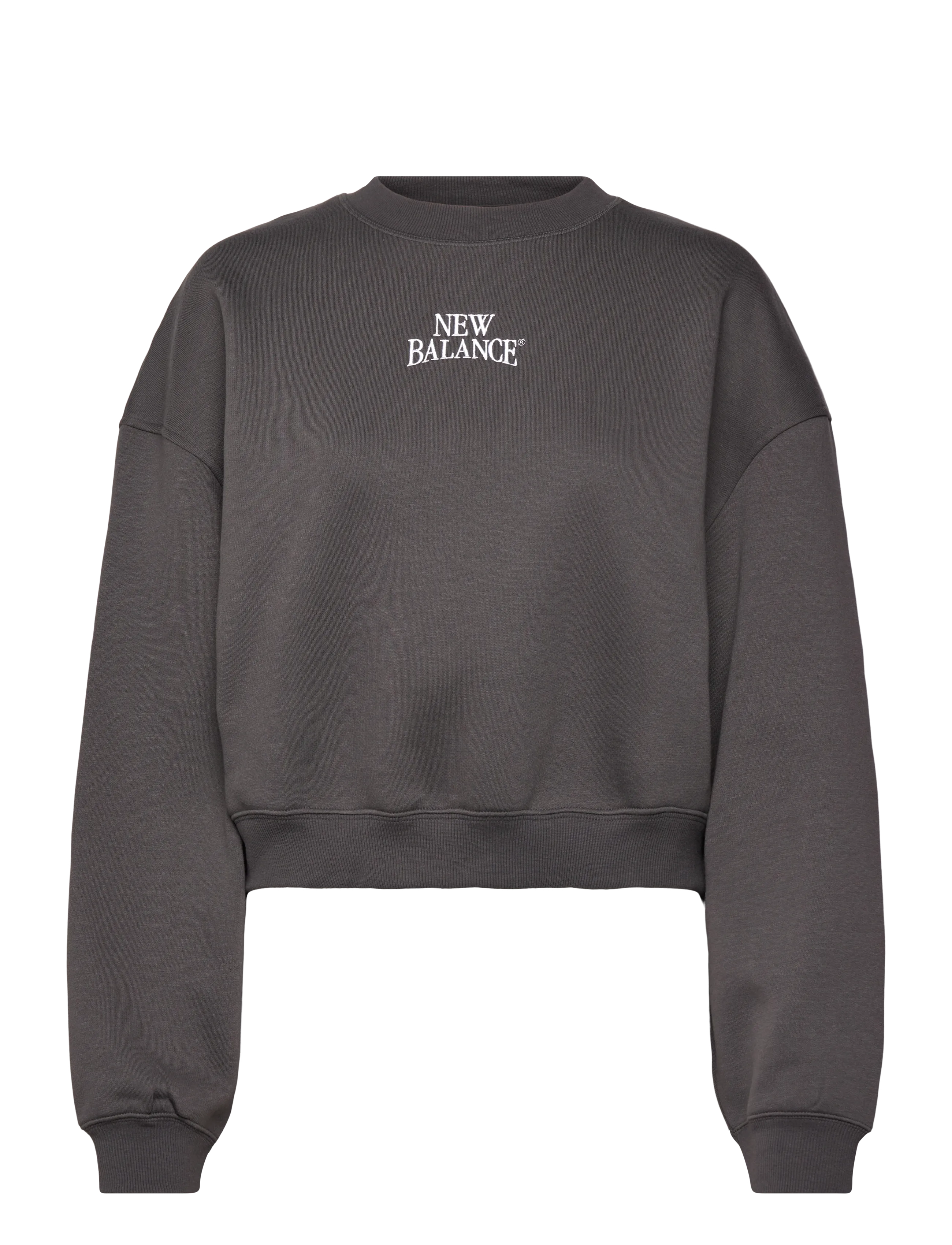 Linear Heritage Fleece Crew - FADED BLACK