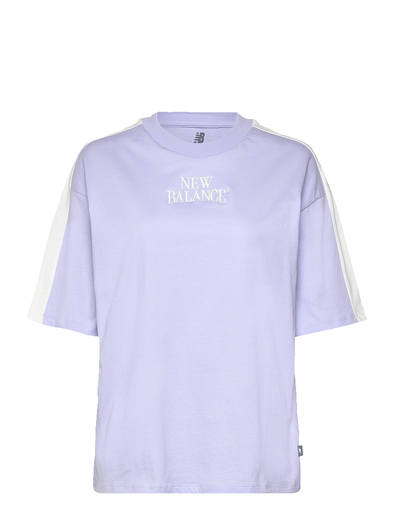 New Balance - Linear Heritage Oversized T-Shirt - t-shirts - daybreak - 0