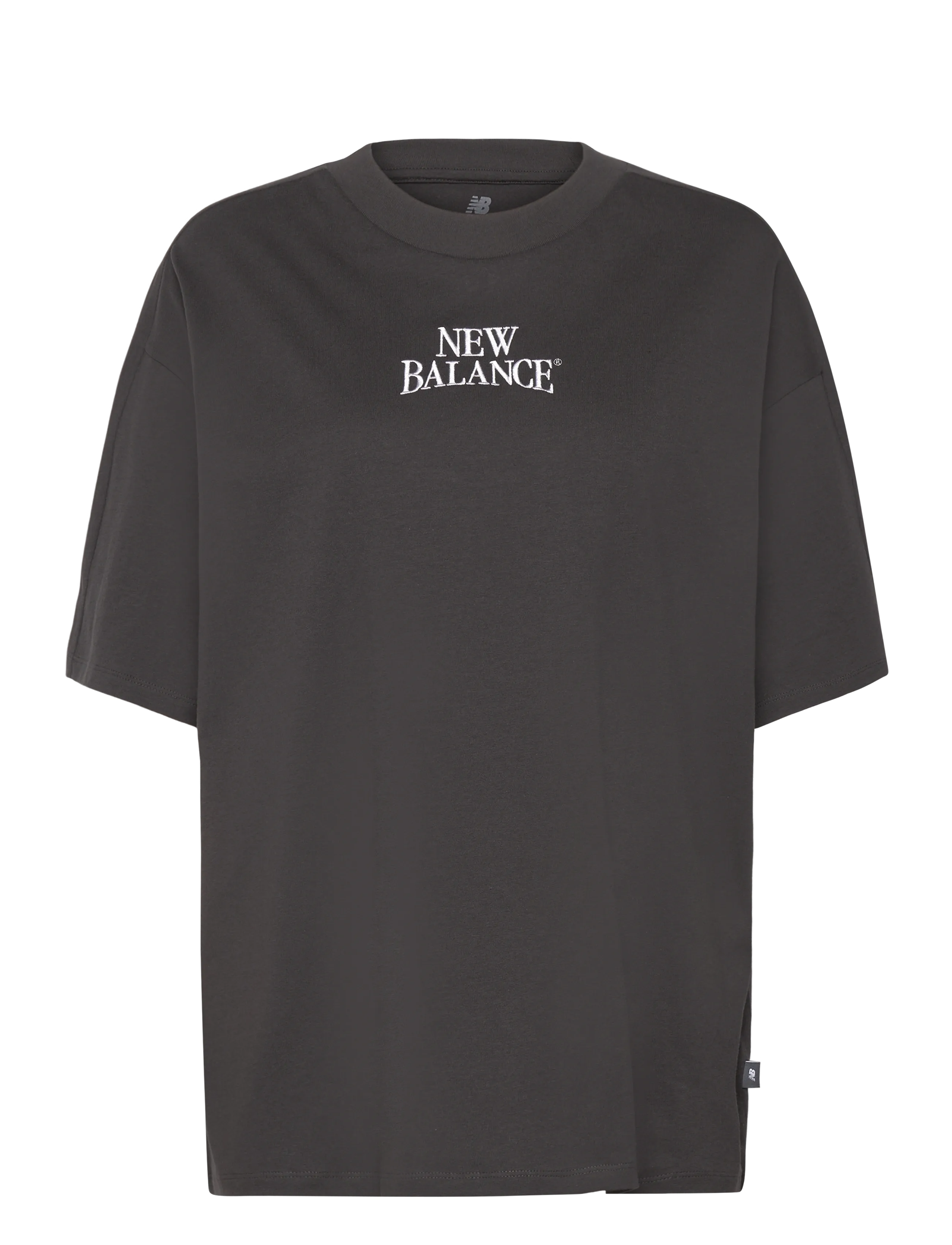 Linear Heritage Oversized T-Shirt - FADED BLACK