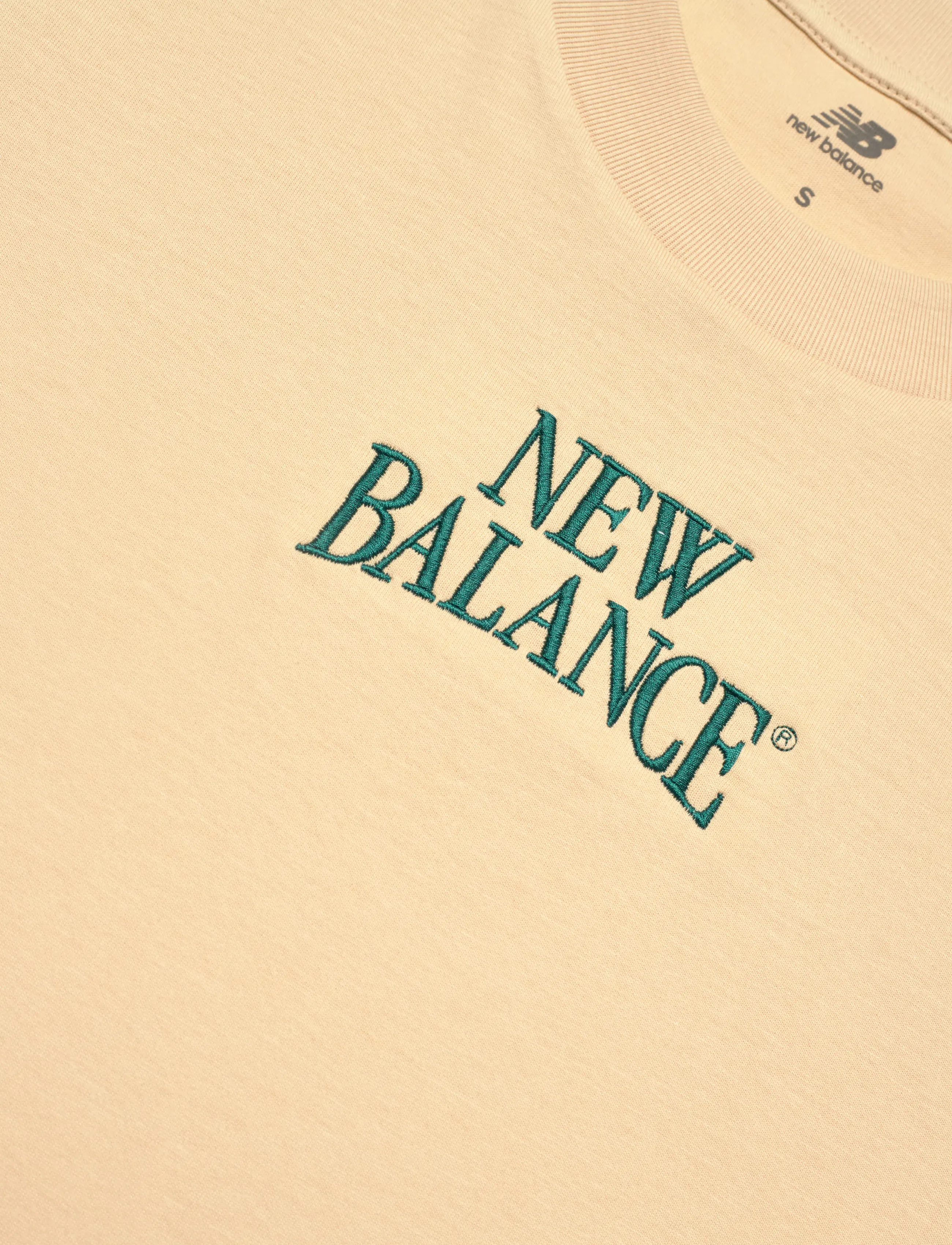 New Balance - Linear Heritage Oversized T-Shirt - t-shirts - toasted sesame - 2
