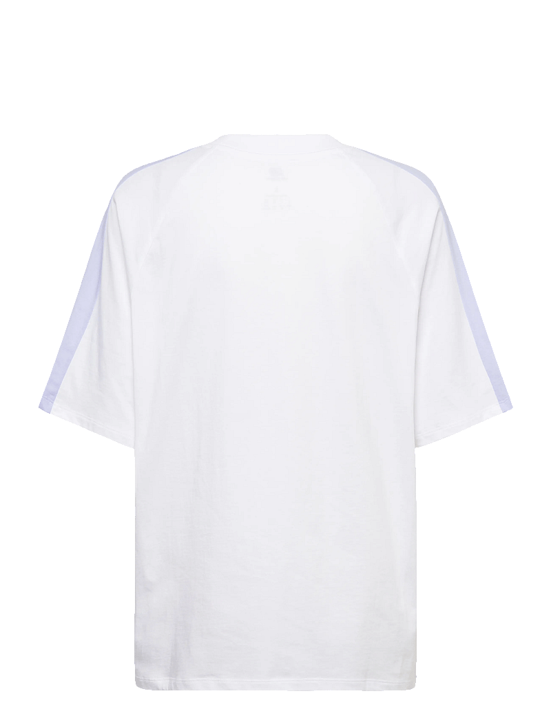 New Balance - Linear Heritage Oversized T-Shirt - t-shirts - white - 1