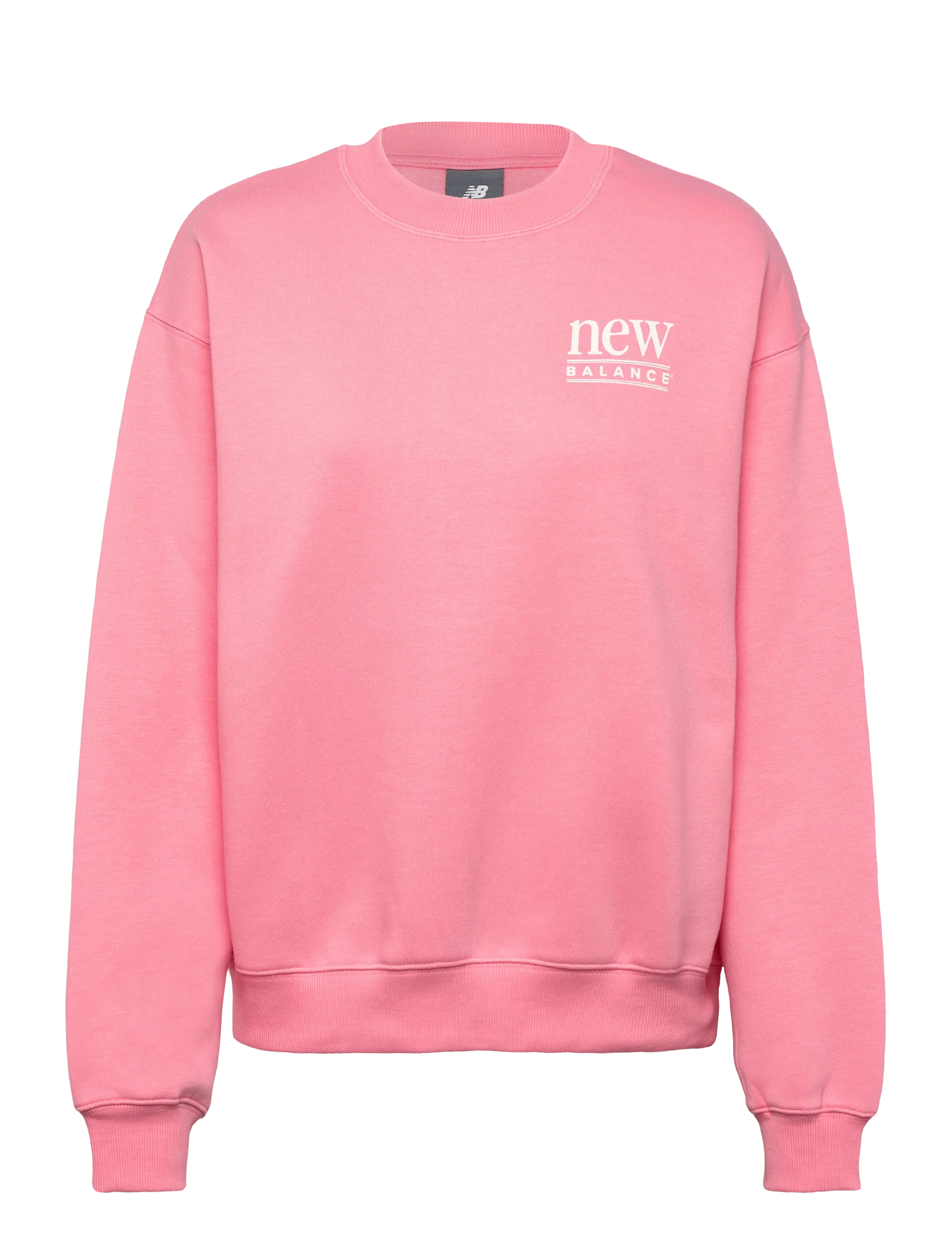 New Balance Reimagined Fleece Crew - New Balance - DOUBLE BUBBLE / pink/rose