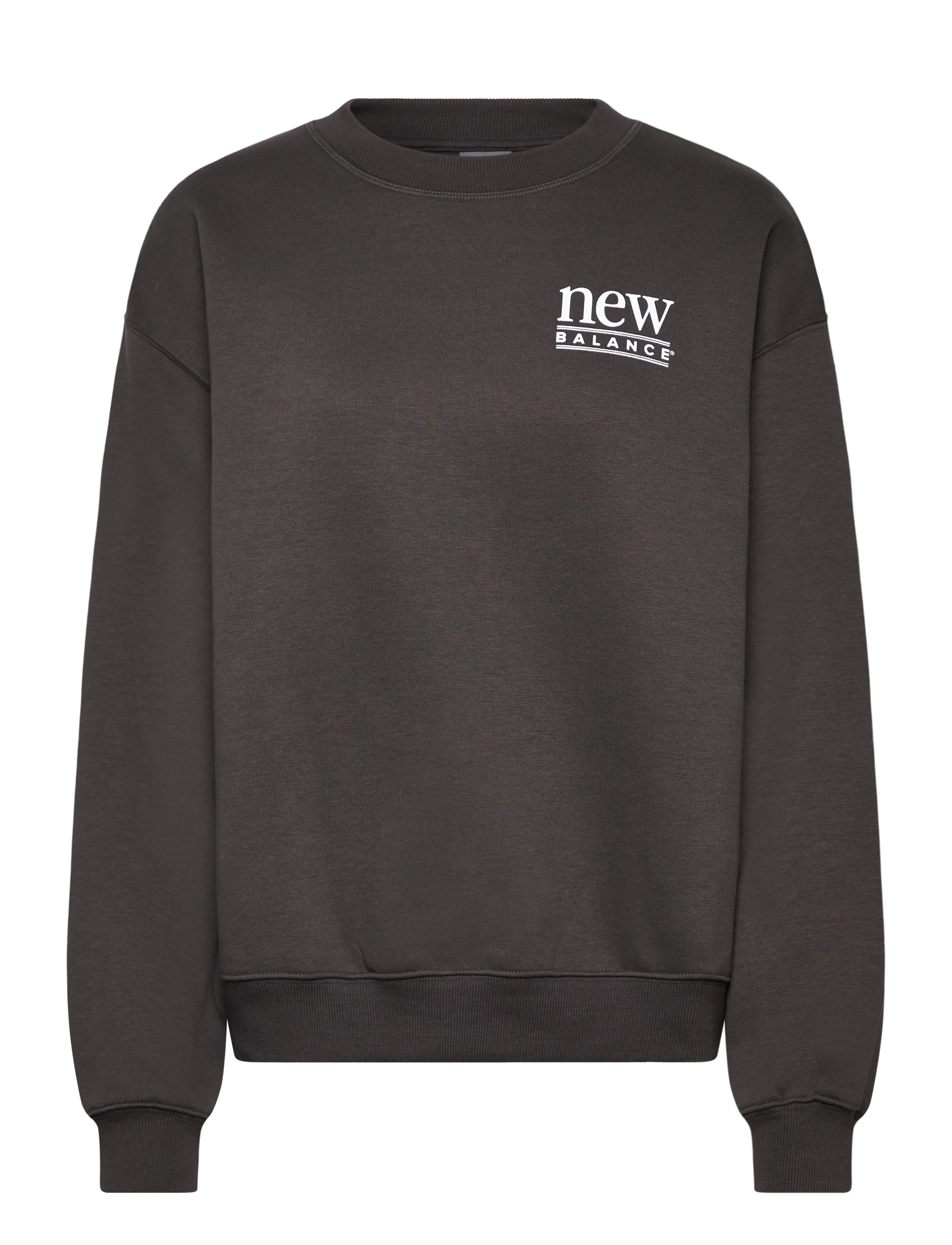 New Balance Reimagined Fleece Crew - Sweatshirts - FADED BLACK / grey