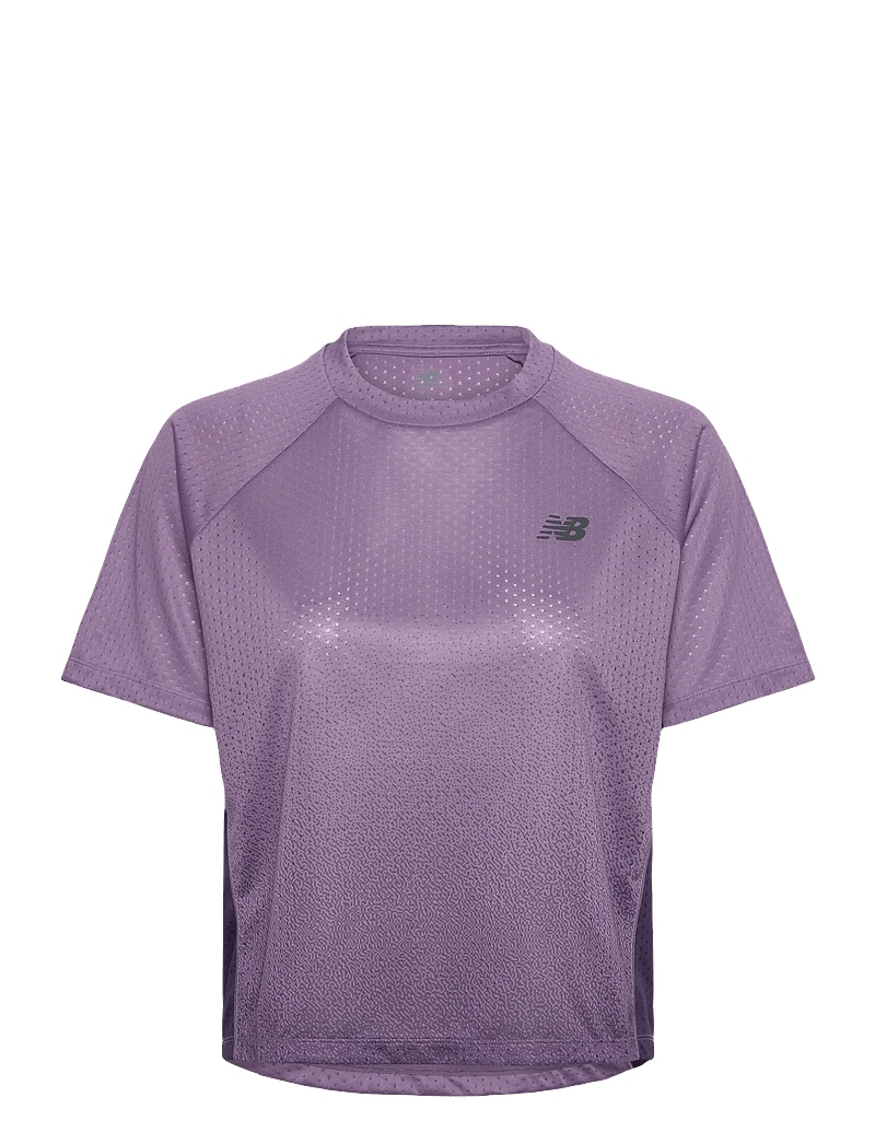 New Balance - Viz-Tech Run T-Shirt - t-shirts - candied violet - 0