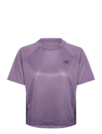 New Balance Viz-Tech Run T-Shirt - Alussärgid - CANDIED VIOLET / purple