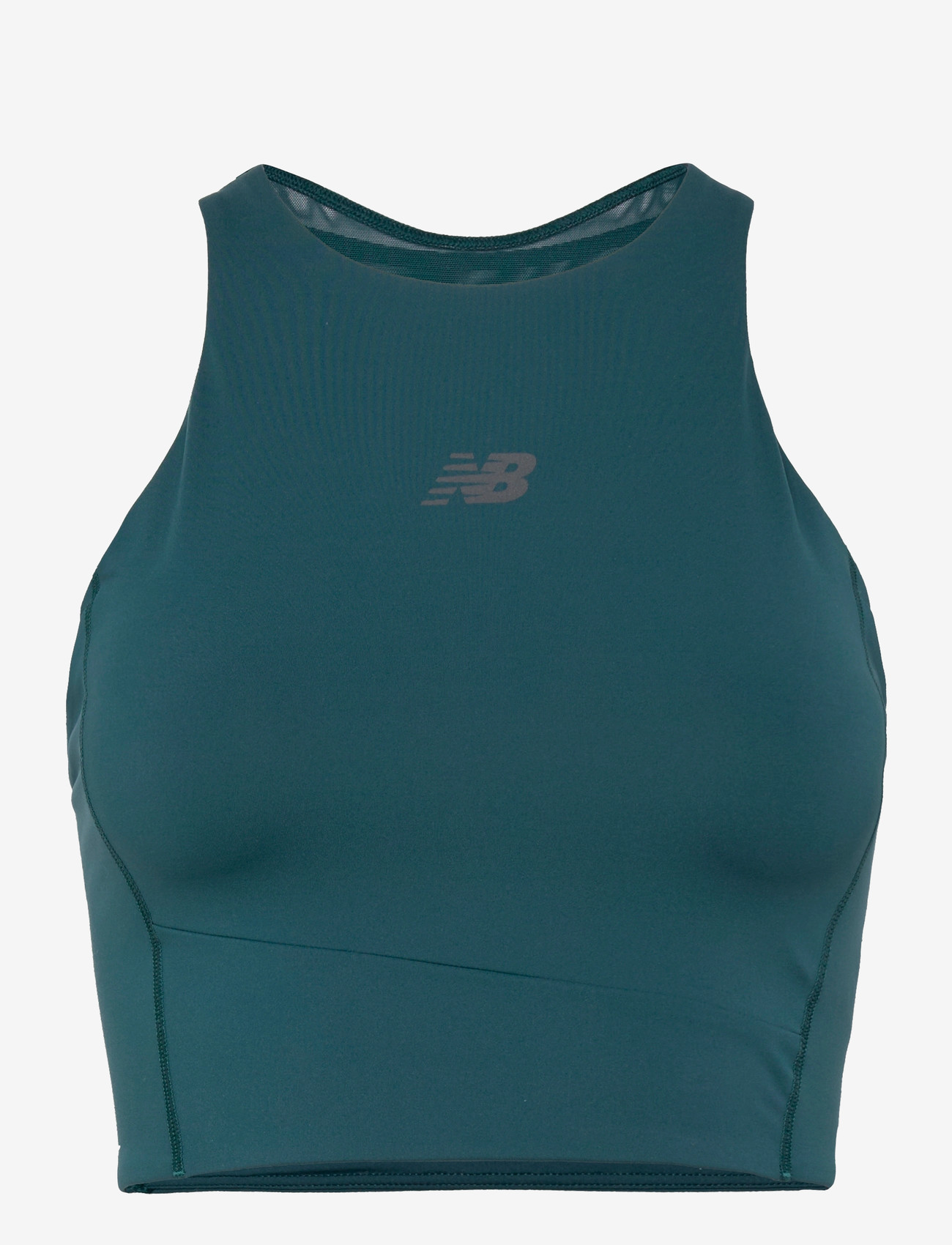 New Balance - RC Elite Storage Crop Tank - navel shirts - medusa green - 0