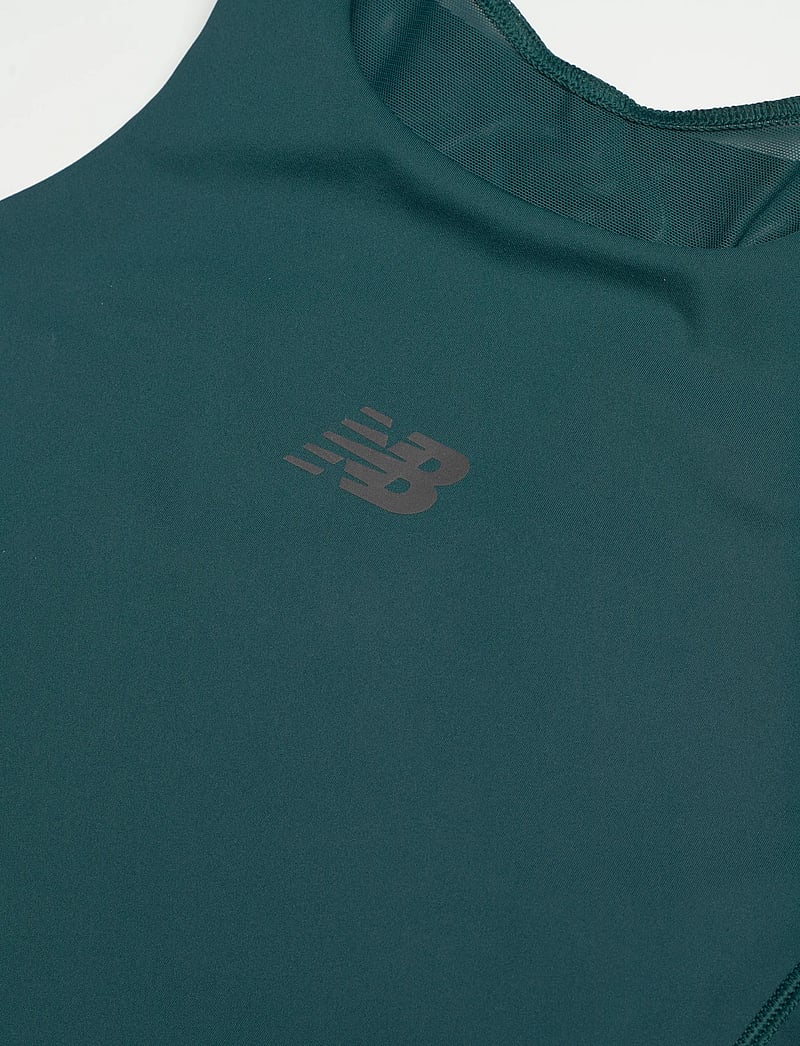 New Balance - RC Elite Storage Crop Tank - navel shirts - medusa green - 2