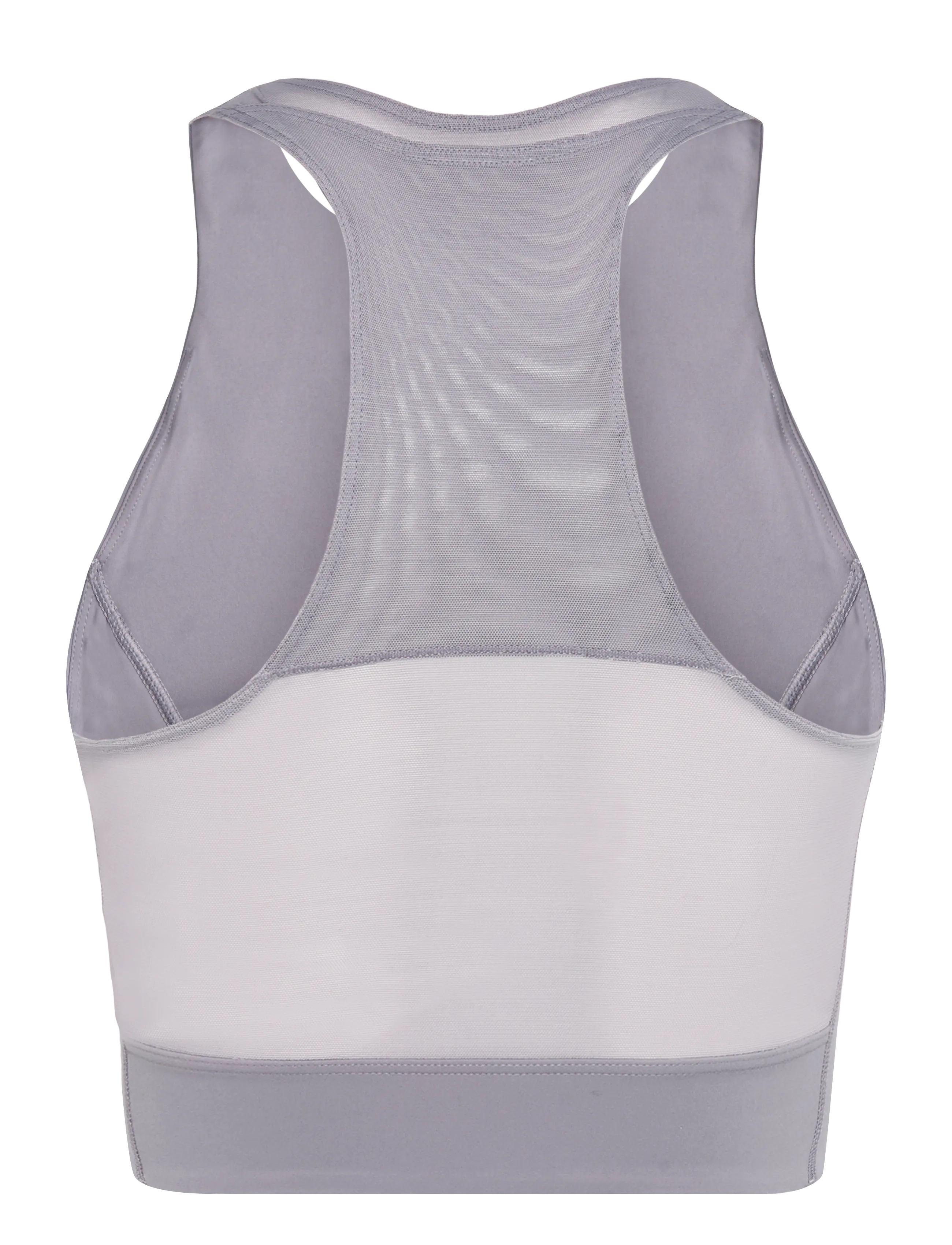 New Balance - NB Sleek Storage Race Crop - crop tops - off-line grey - 1