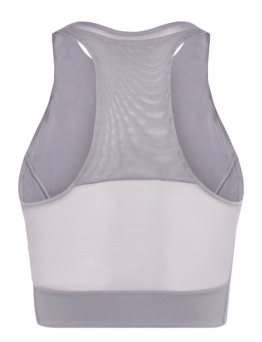 New Balance - NB Sleek Storage Race Crop - crop tops - off-line grey - 1
