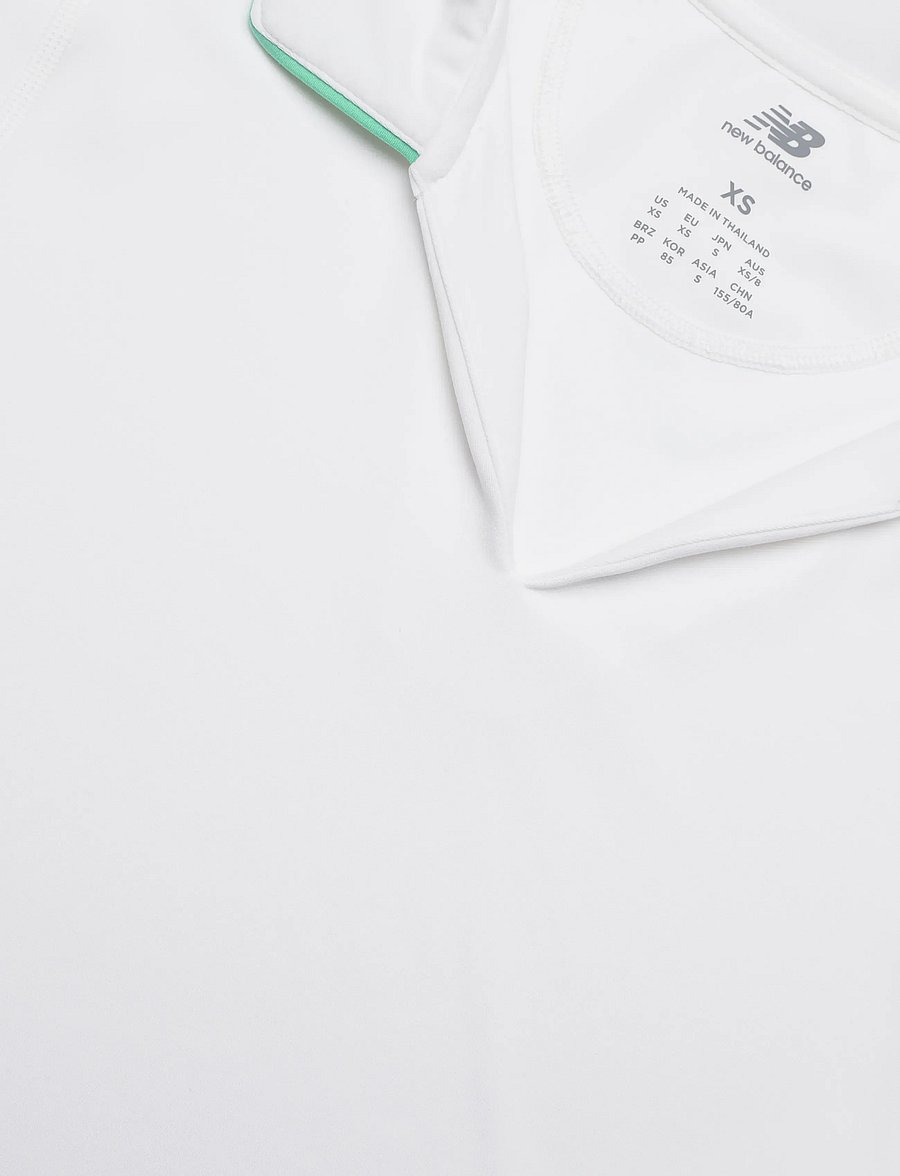 New Balance - Tournament Polo - polosärgid - white - 2