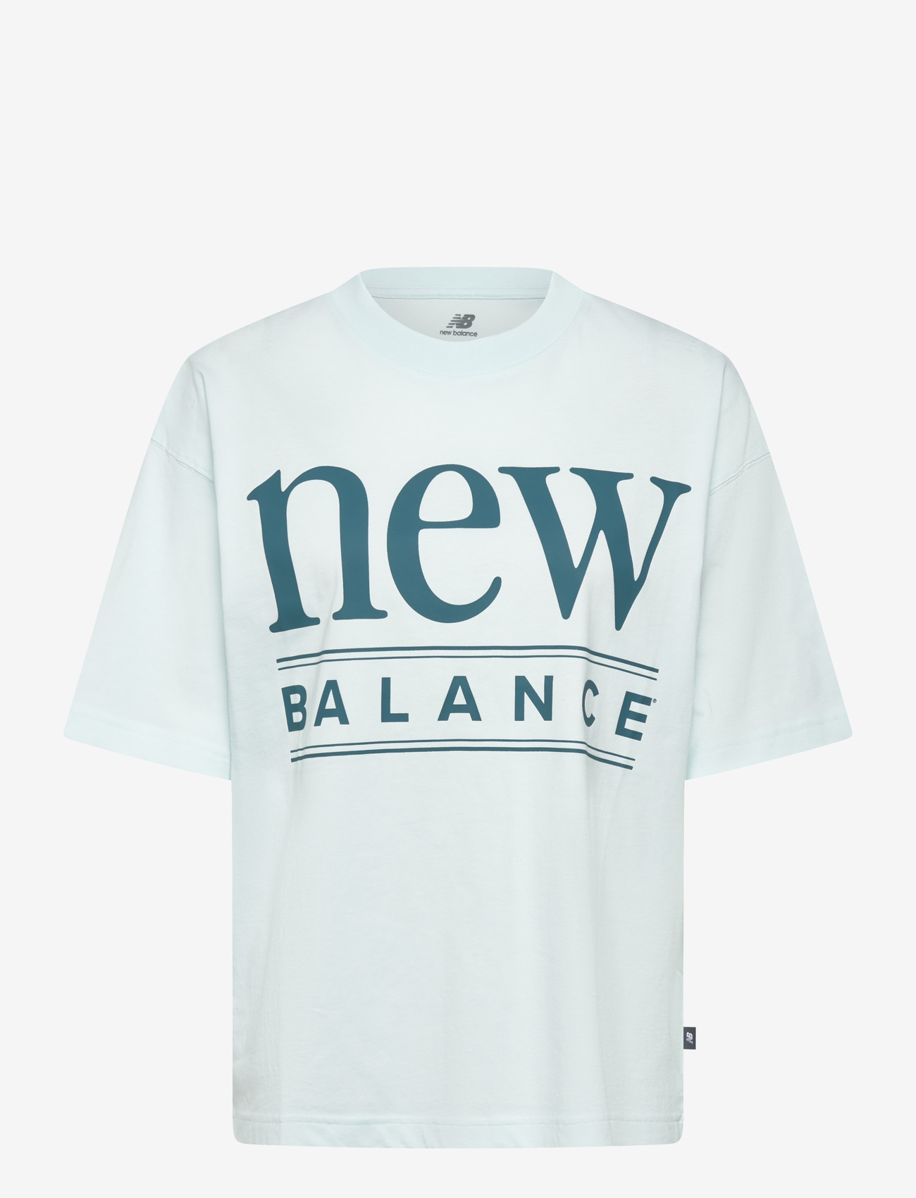 New Balance - Reimagined Oversized T-Shirt - t-shirts - glint blue - 0