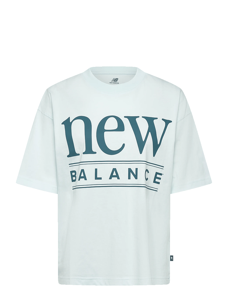 New Balance - Reimagined Oversized T-Shirt - t-shirts - glint blue - 0