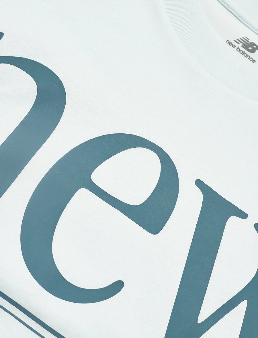 New Balance - Reimagined Oversized T-Shirt - t-shirts - glint blue - 2