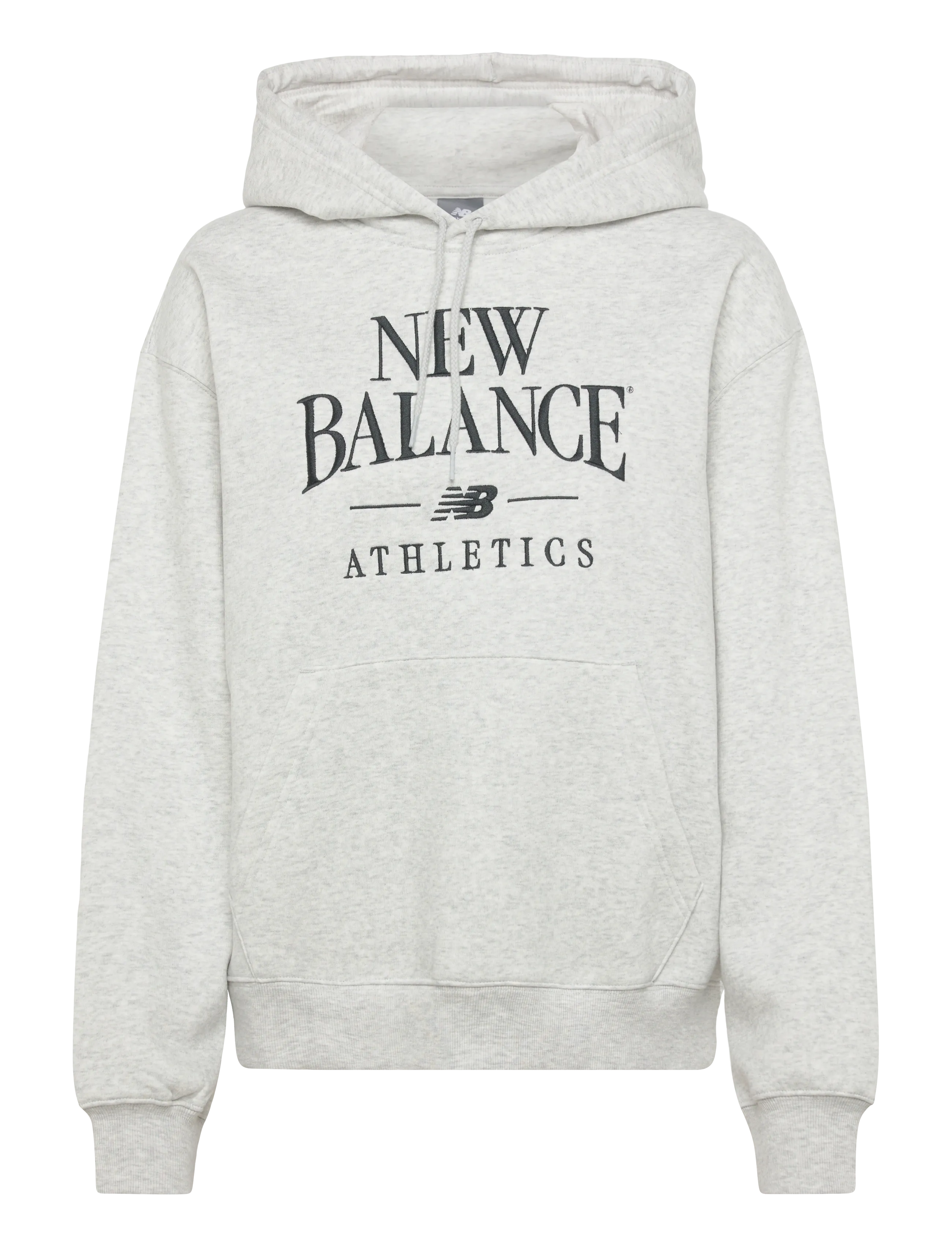 New Balance Linear Heritage Fleece Hoodie - Sweatshirts - ASH HEATHER / grey