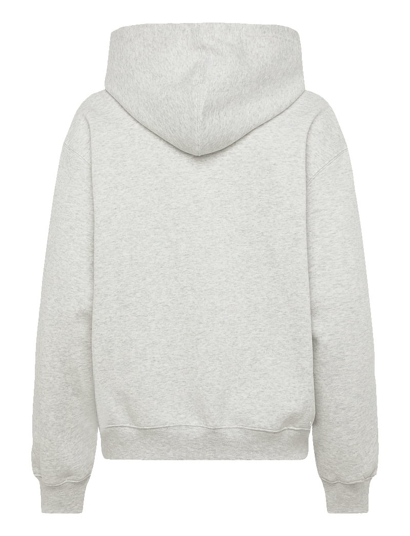 New Balance - Linear Heritage Fleece Hoodie - oberteile - ash heather - 1