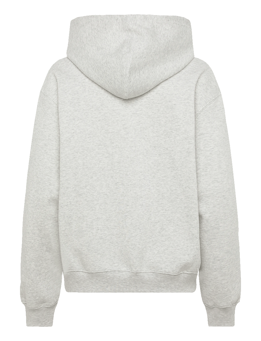 New Balance - Linear Heritage Fleece Hoodie - huvtröjor - ash heather - 1